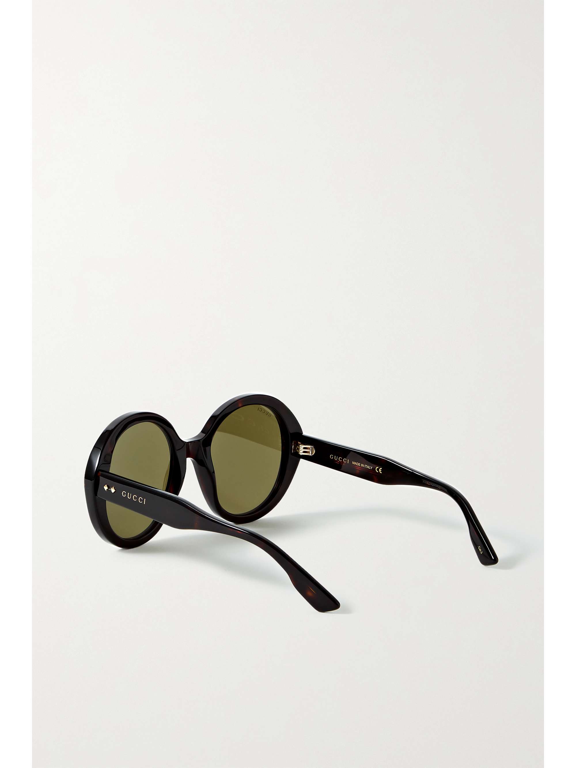 GUCCI EYEWEAR Nouvelle Vague oversized round-frame acetate sunglasses
