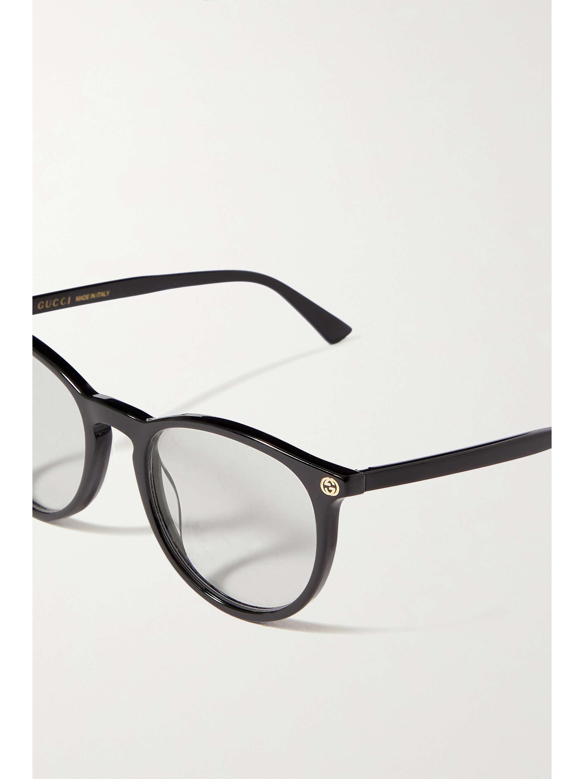 GUCCI EYEWEAR GG round-frame acetate optical glasses
