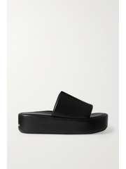 Balenciaga Slide Black And Lemon Green - eSneakerGh