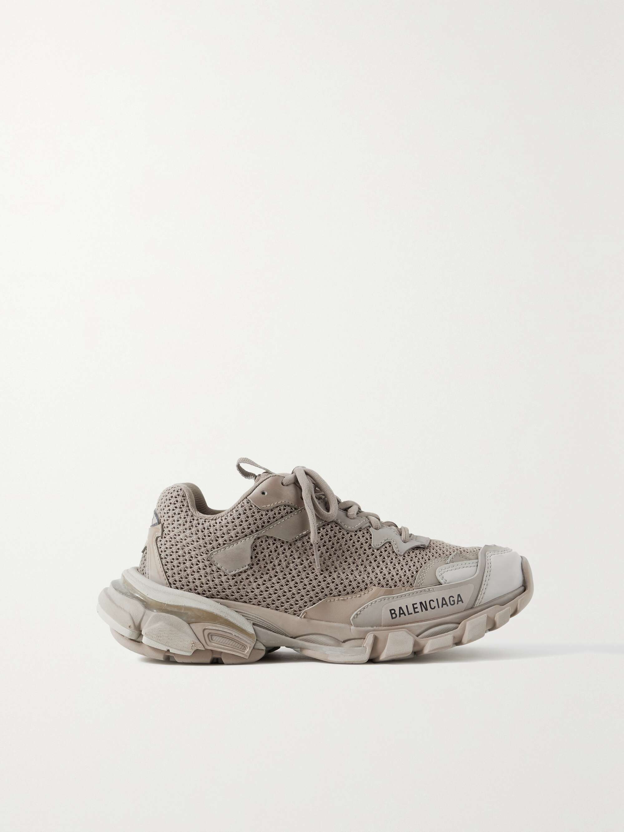 BALENCIAGA Track 3 皮革边饰网眼运动鞋
