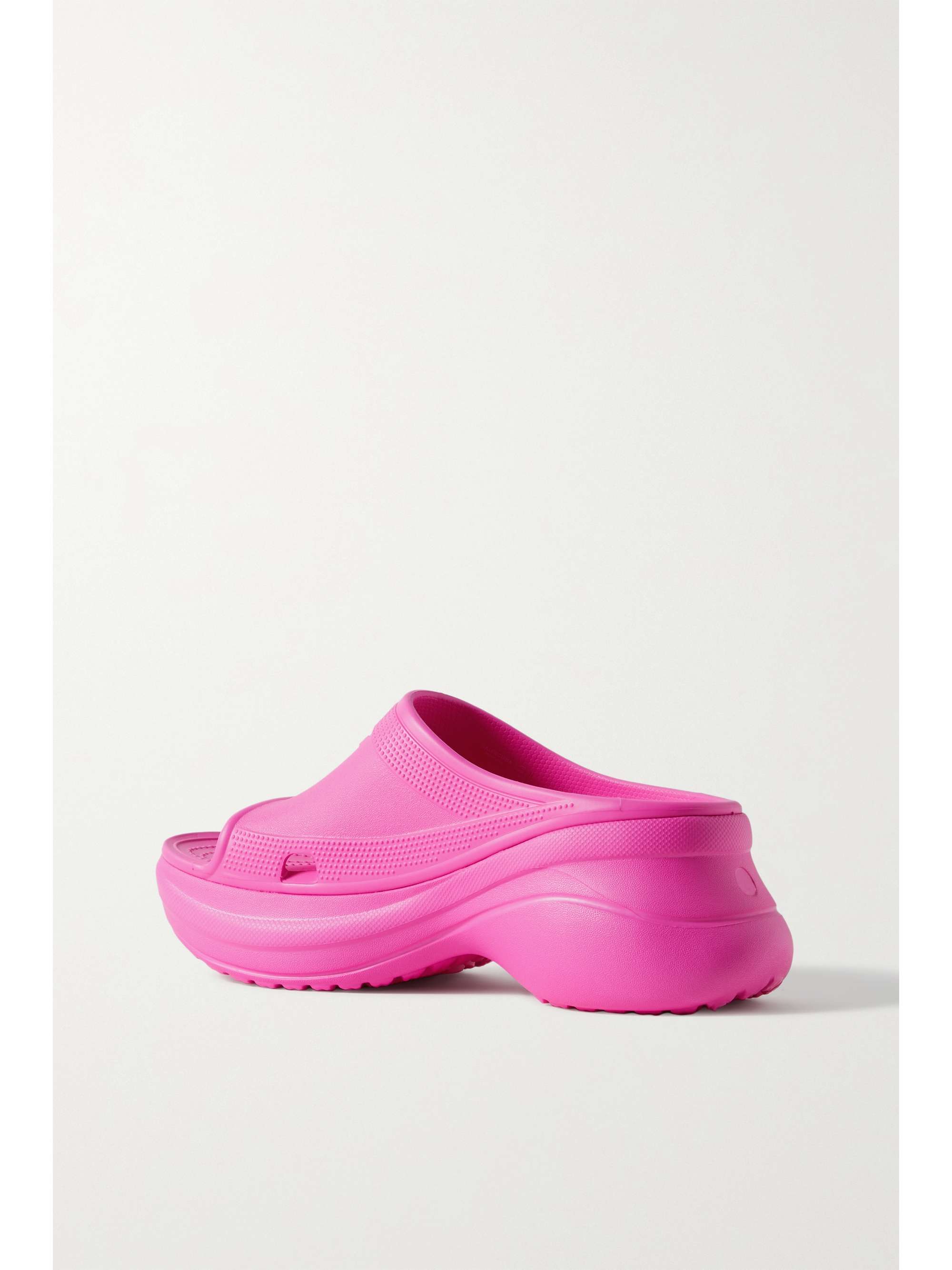 BALENCIAGA + Crocs Pool perforated rubber slides