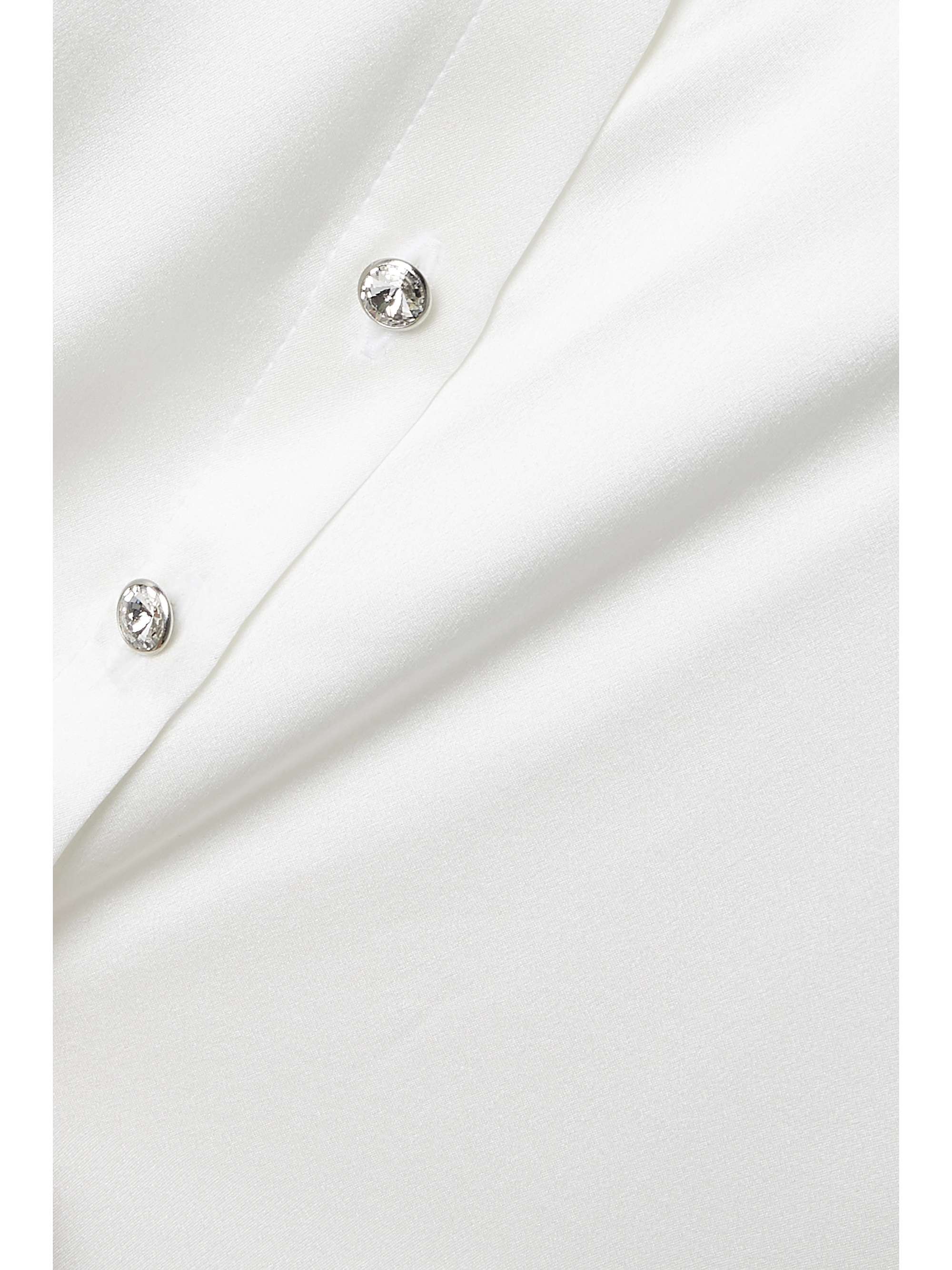 SEMSEM Belted crystal-embellished silk-satin gown