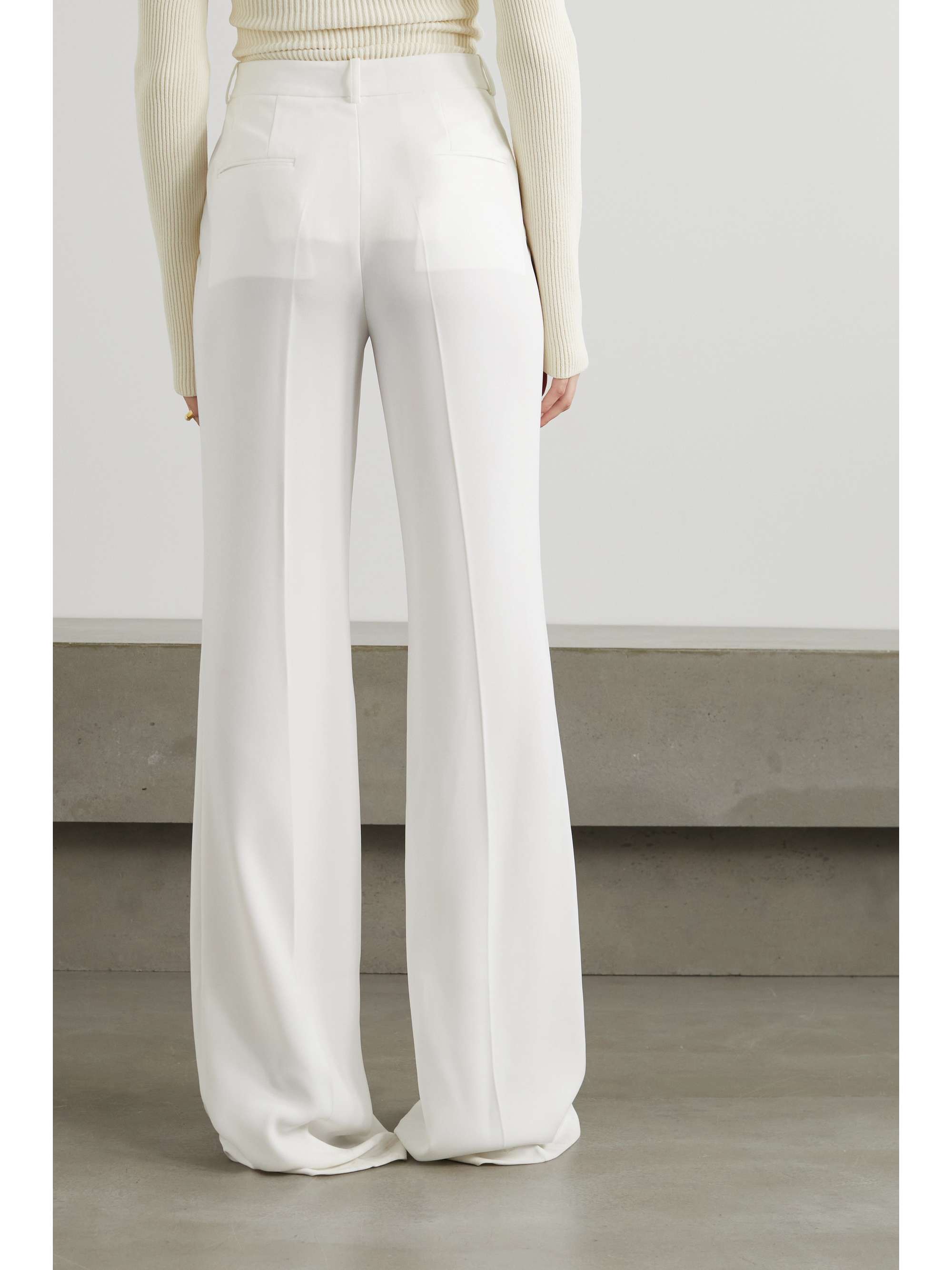 ELIE SAAB Crepe wide-leg pants