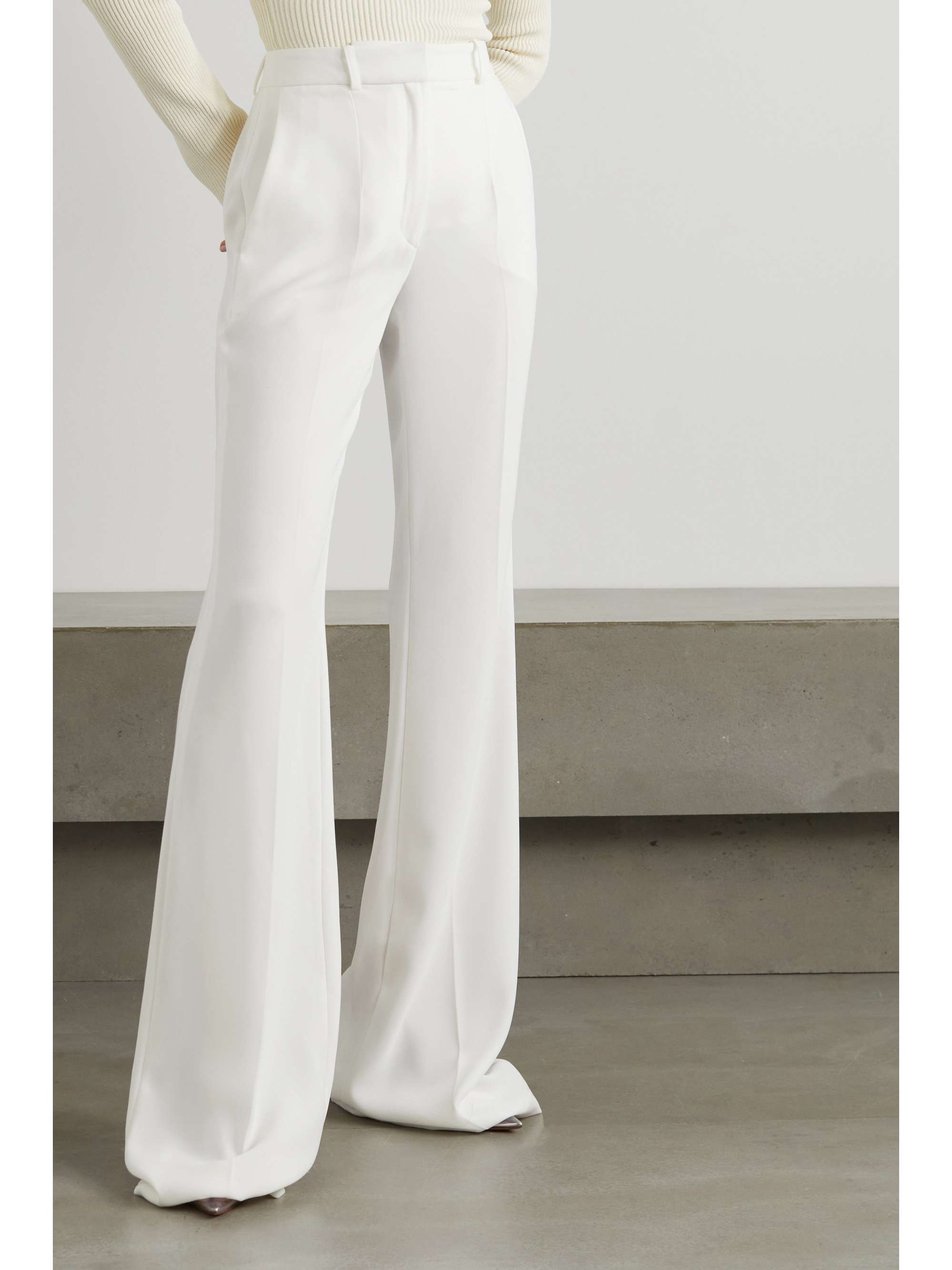 ELIE SAAB Crepe wide-leg pants