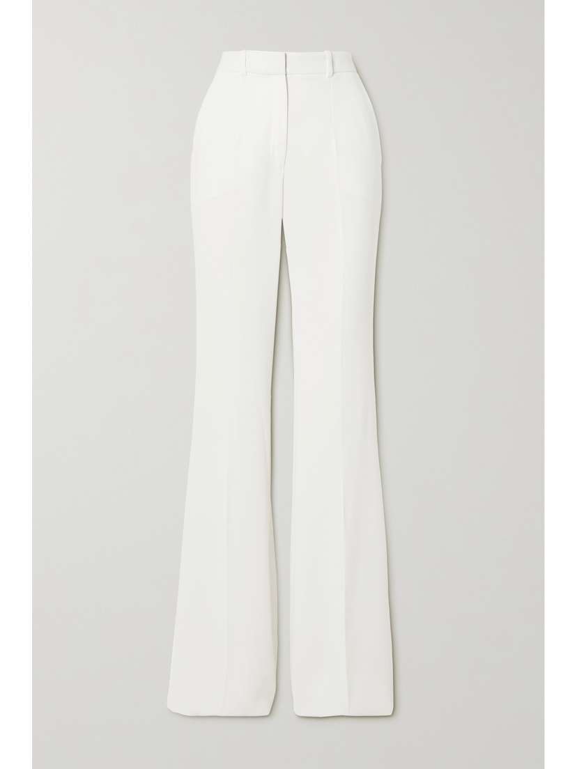 Elie Saab Crepe Wide-leg Pants