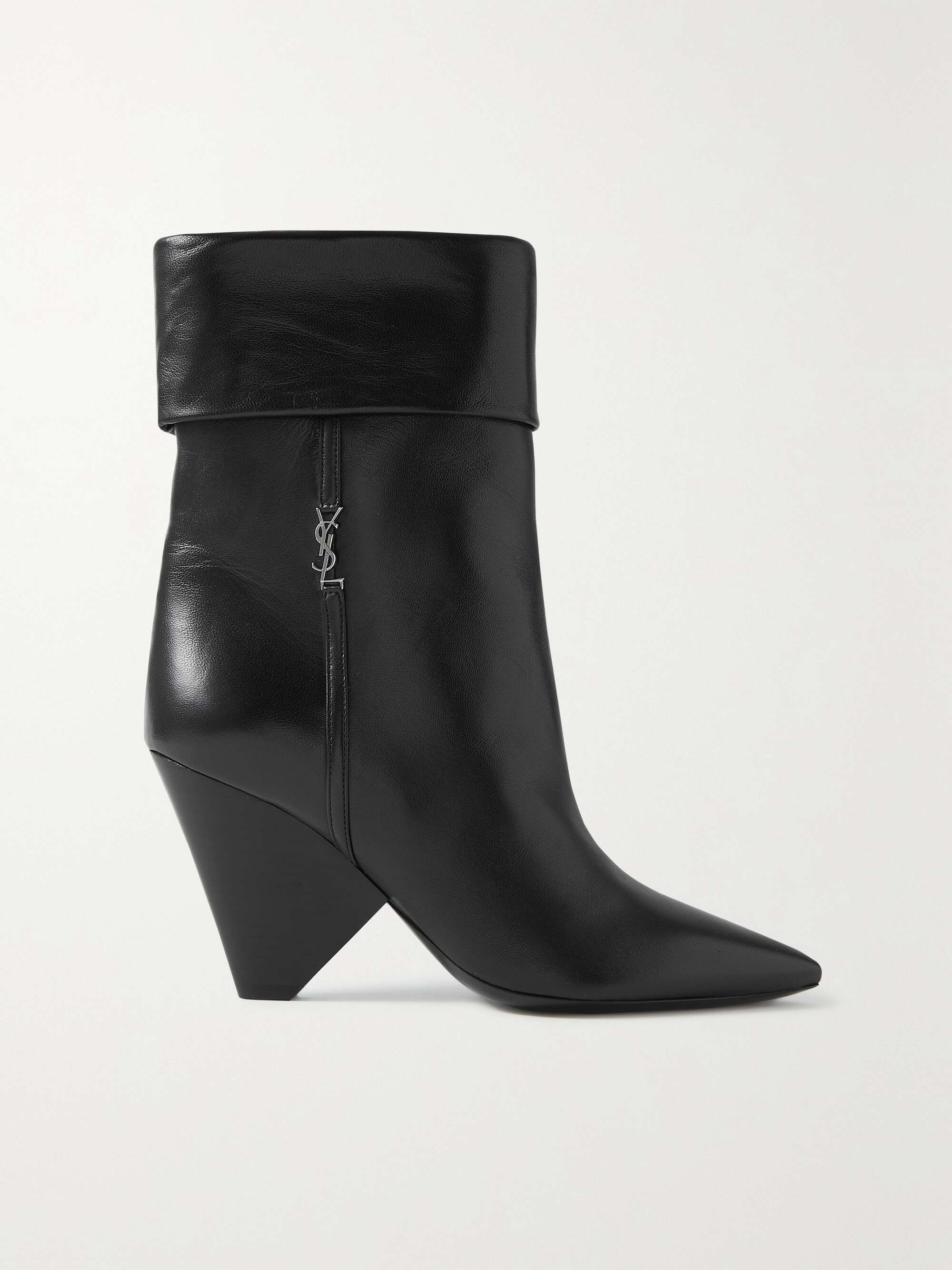 Black Niki leather ankle boots | SAINT 
