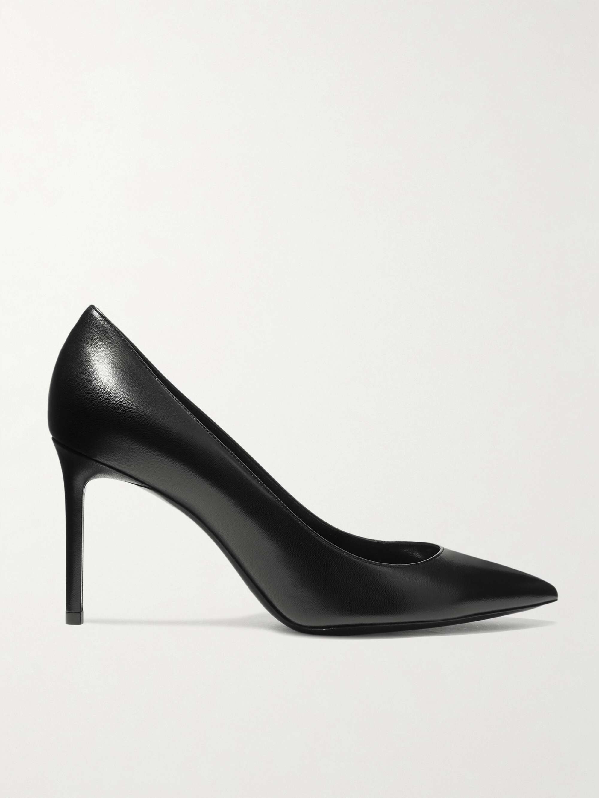 Black Anja leather pumps | SAINT LAURENT | NET-A-PORTER