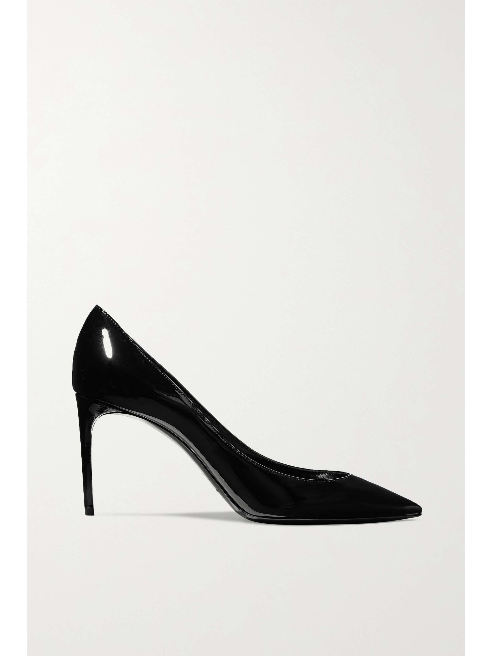 Black Zoe patent-leather pumps | SAINT 