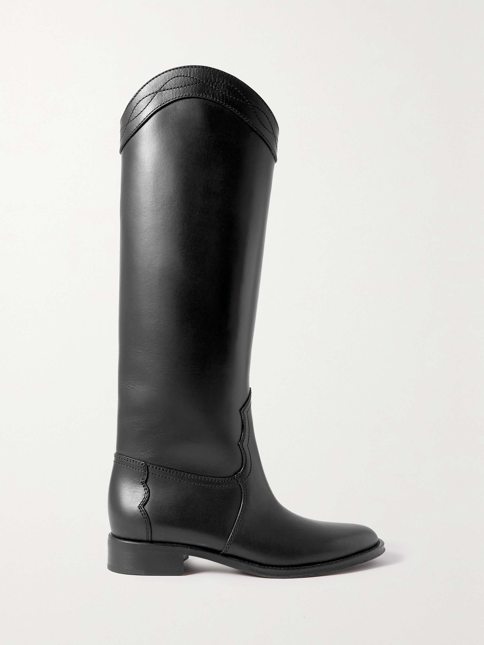 Kate kniehohe Stiefel aus Leder schwarz IT34.5