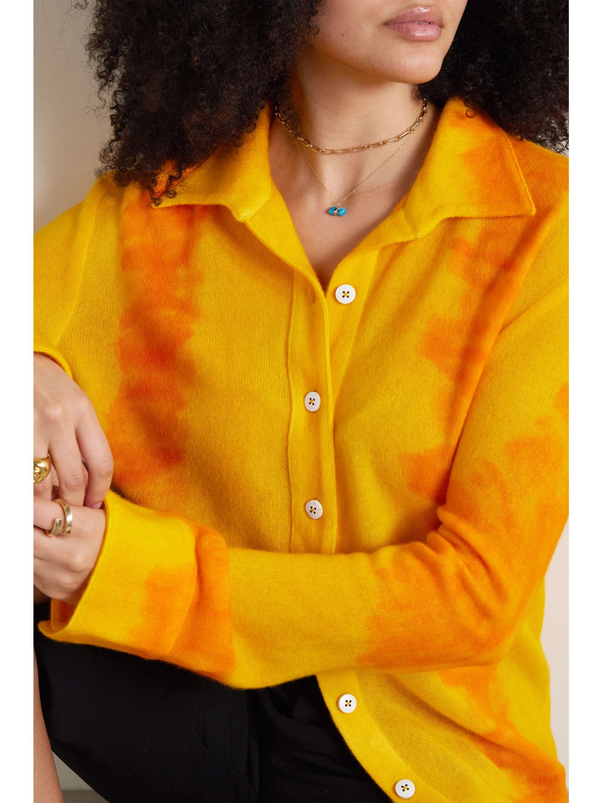 JIA JIA December 14-karat gold turquoise necklace