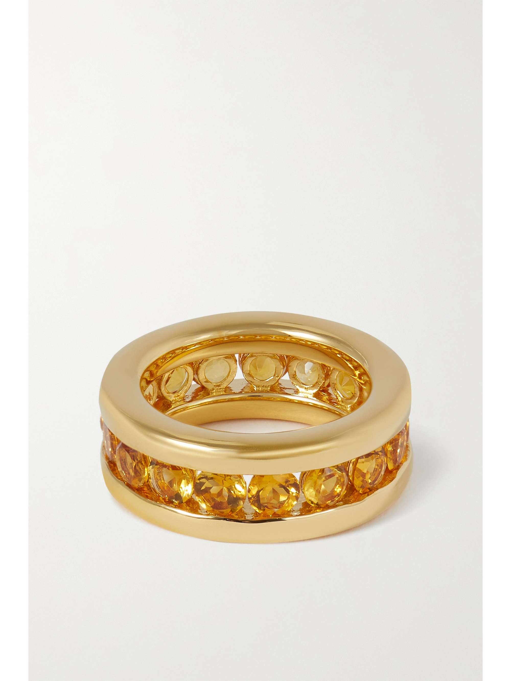 BY PARIAH The Robyn recycled gold vermeil citrine ring
