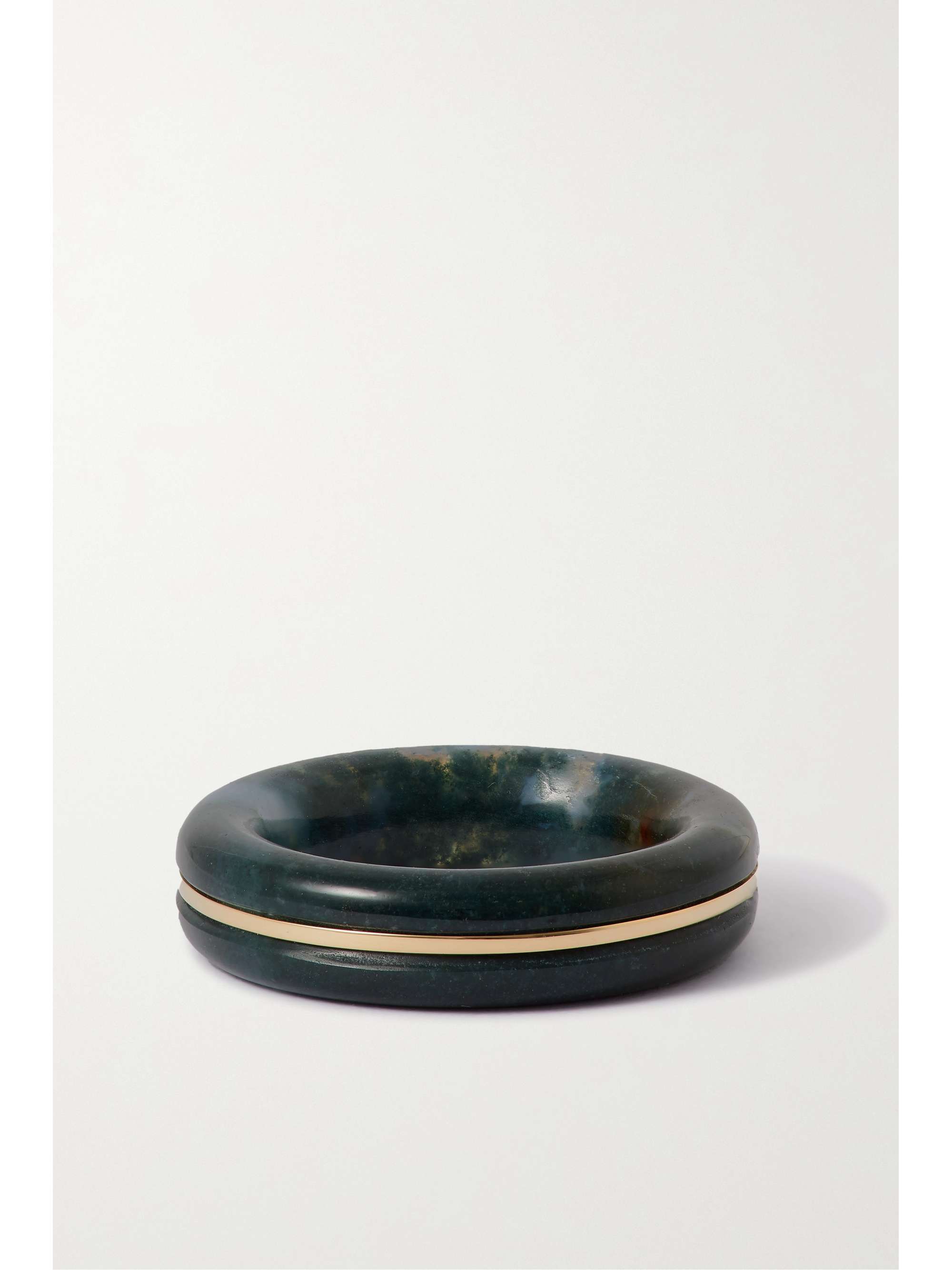 BY PARIAH Essential Gem 14-karat gold agate ring