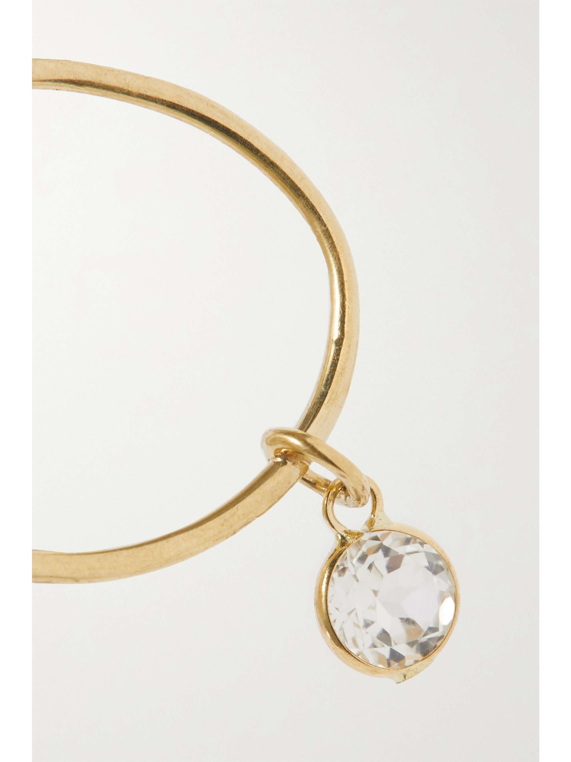 LOREN STEWART Highlight 14-karat gold topaz ear cuff