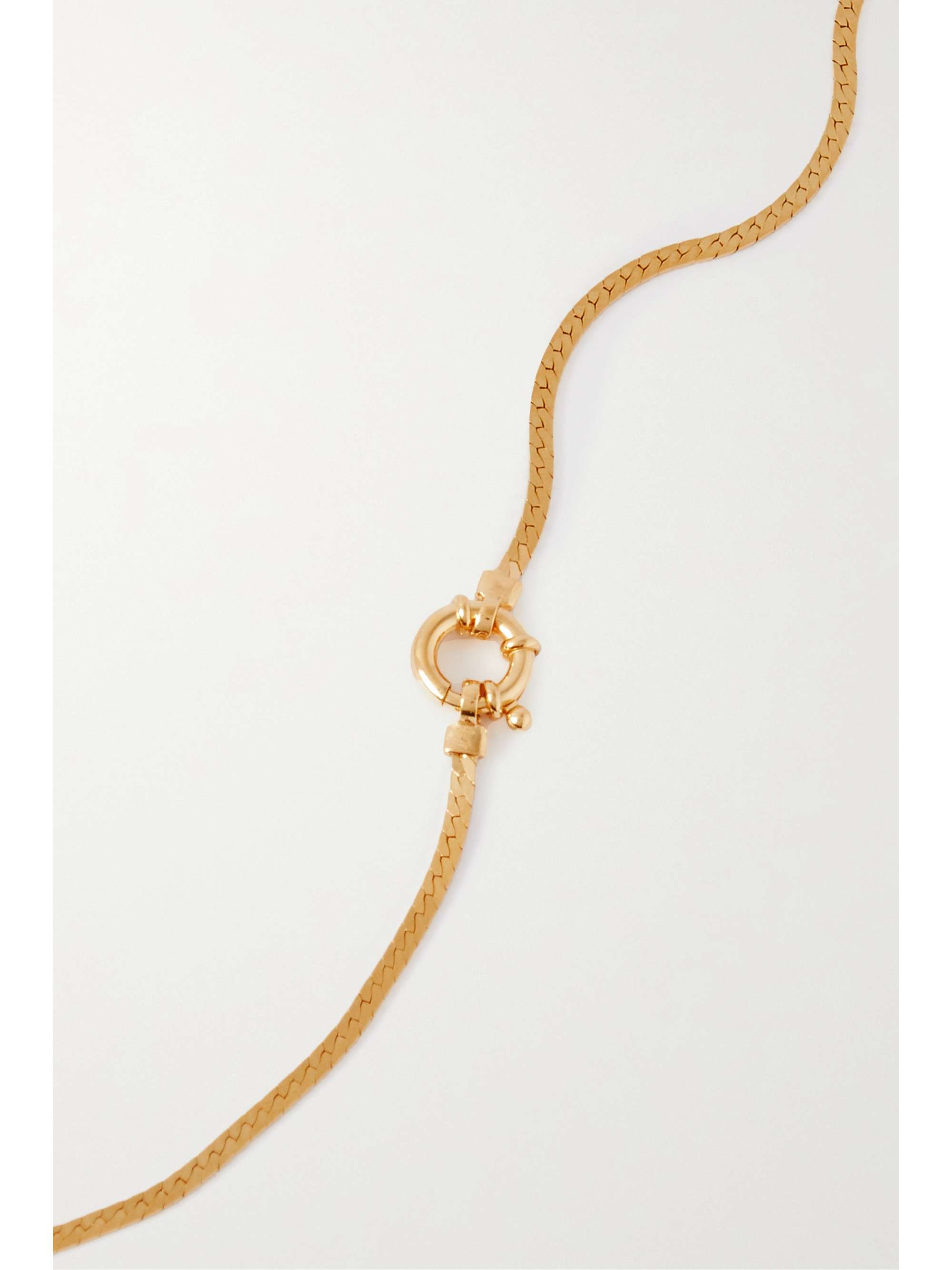 LOREN STEWART Chevron gold vermeil necklace