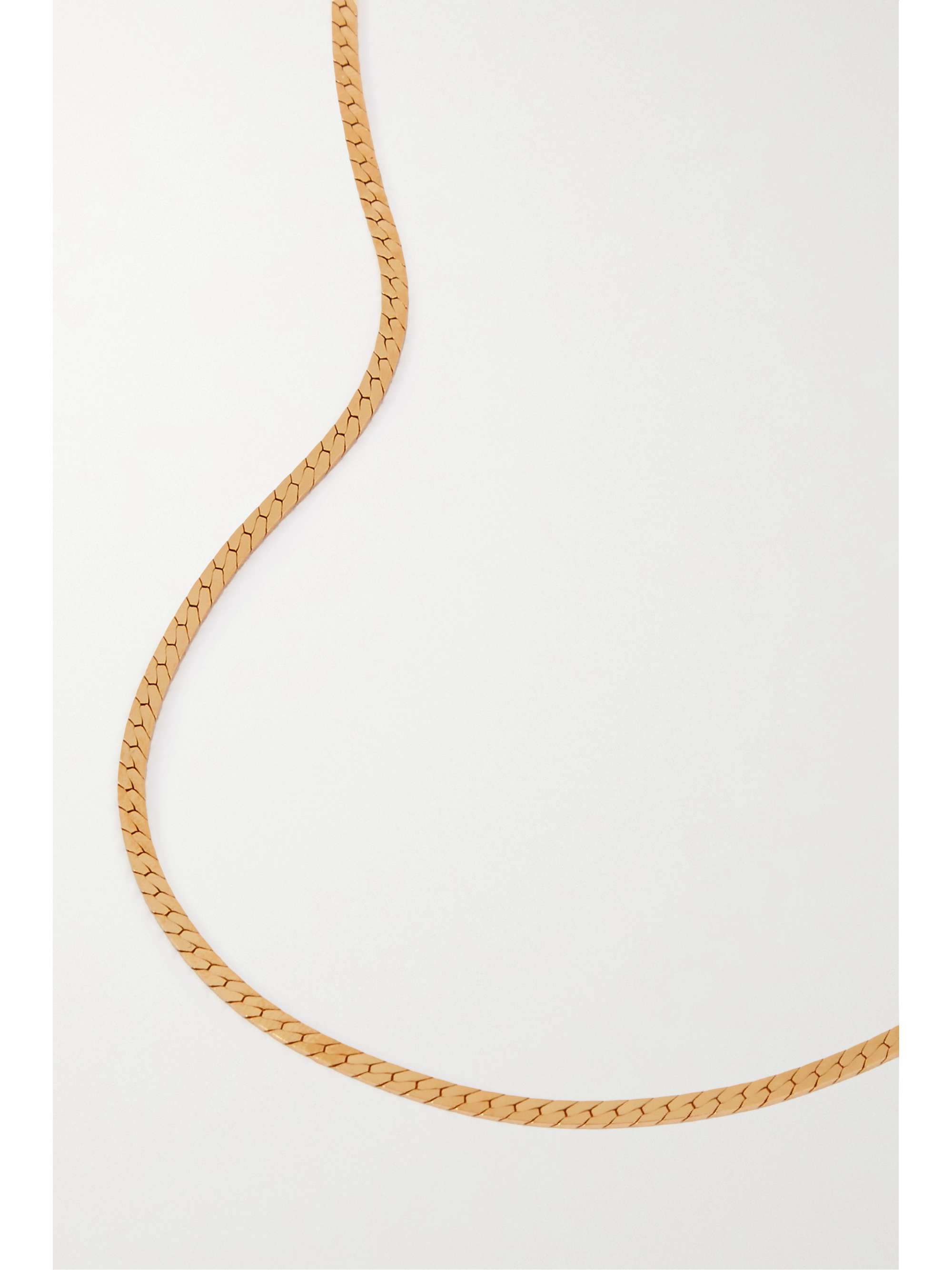 LOREN STEWART Chevron gold vermeil necklace