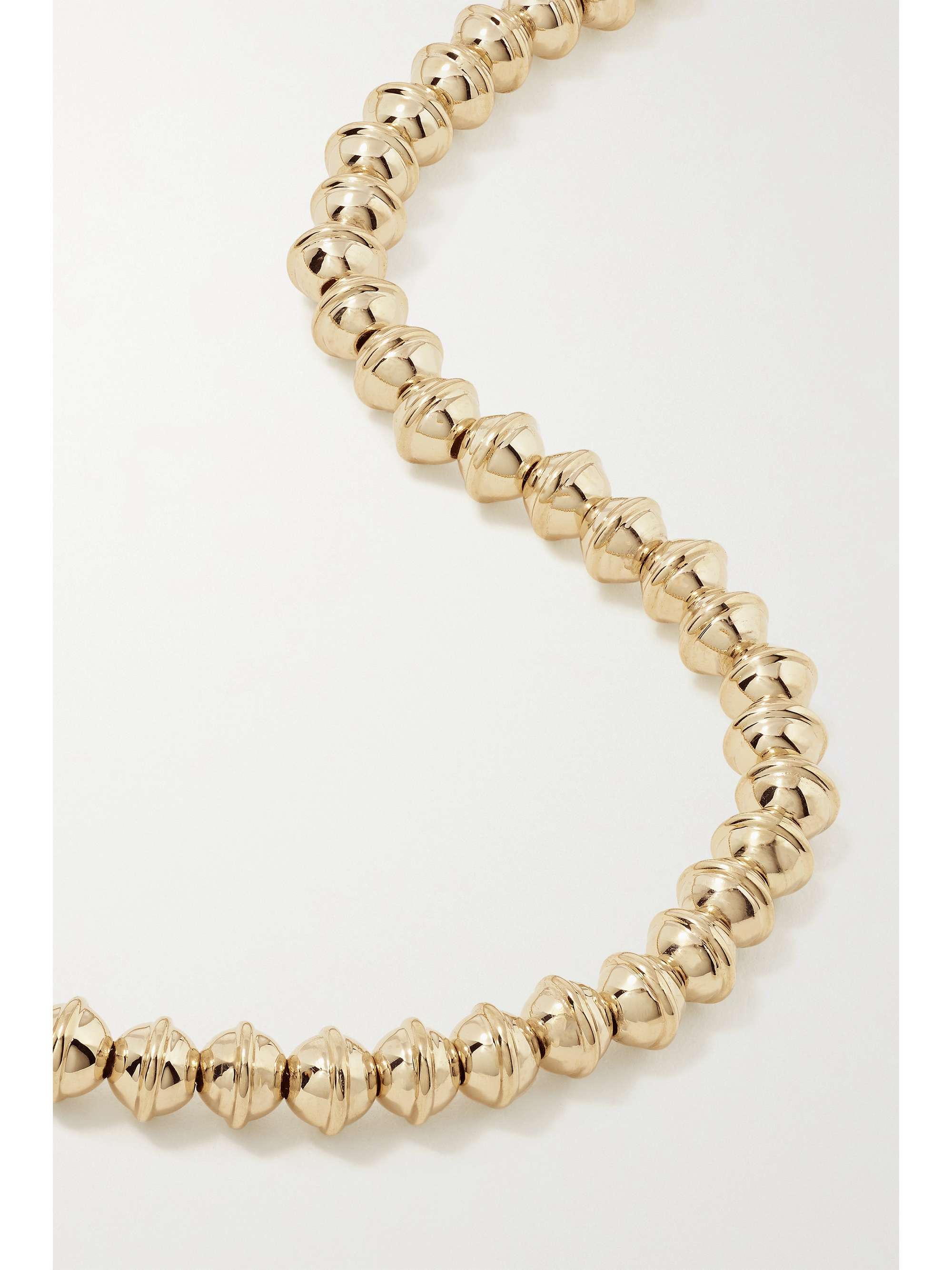 MARLO LAZ Mini Squash Blossom 14-karat gold necklace