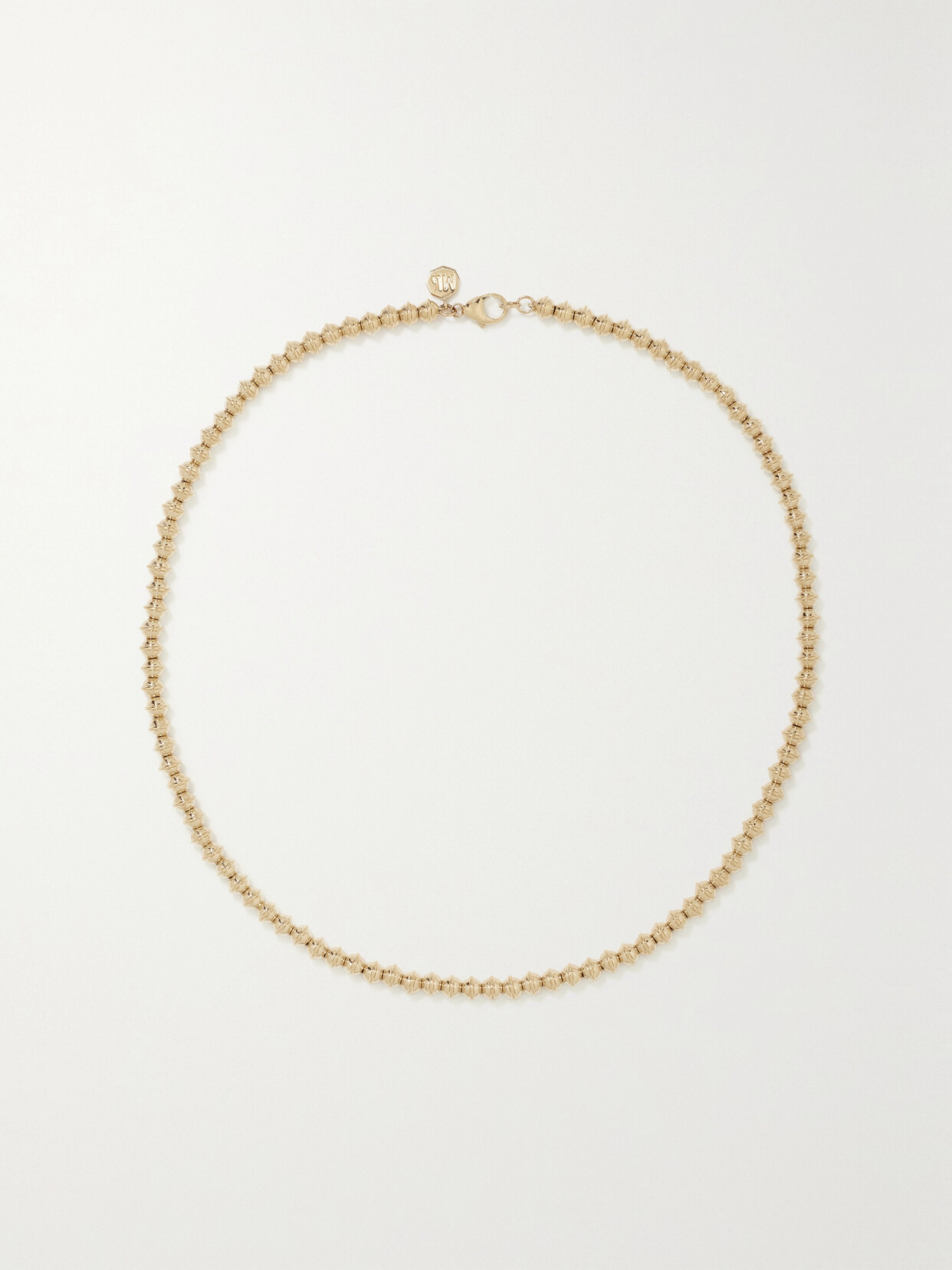 Marlo Laz - Mini Squash Blossom 14-karat Gold Necklace - one size 22 Awaiting product image