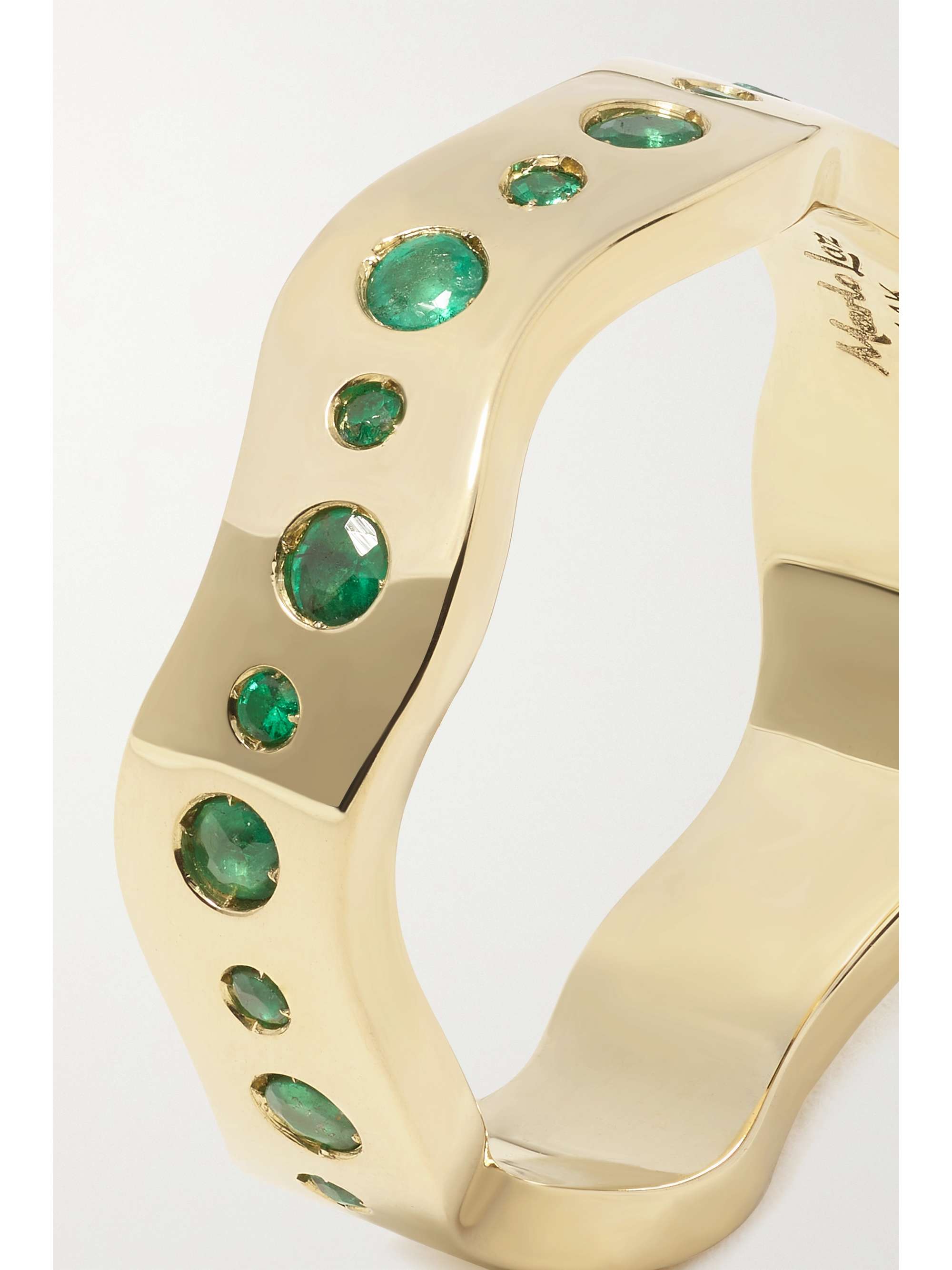 MARLO LAZ Wave 14-karat gold tanzanite ring