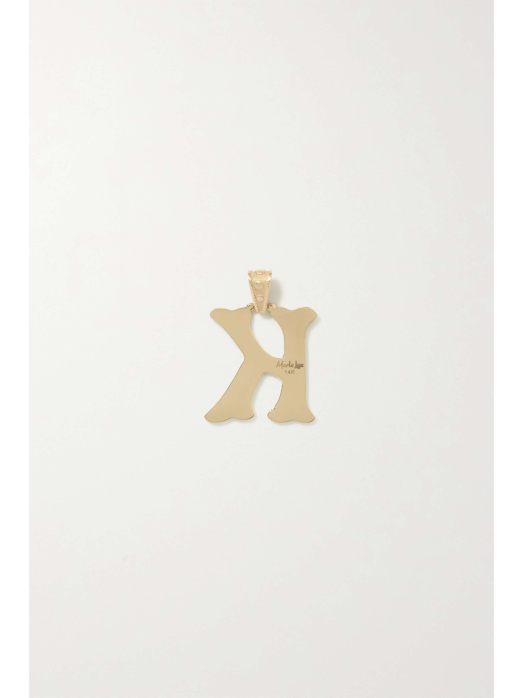 MARLO LAZ 14-karat gold diamond pendant