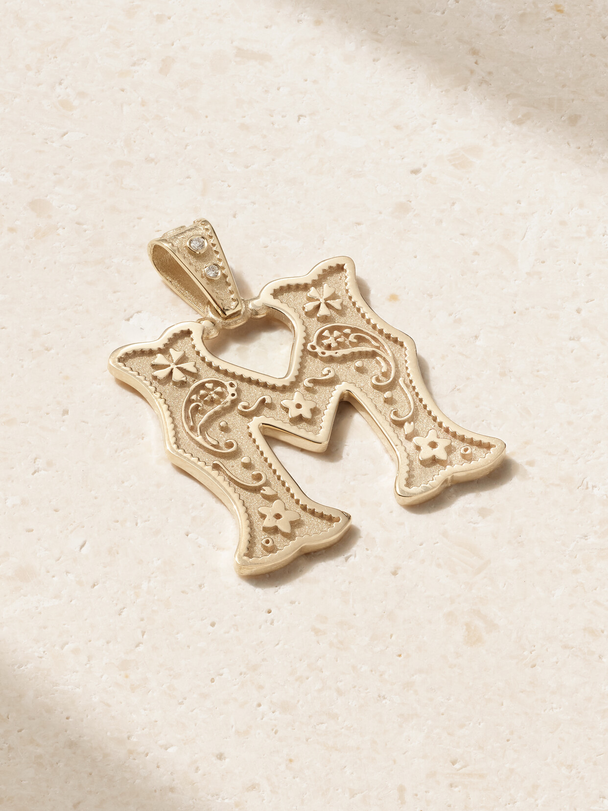 Marlo Laz 14-karat Gold Diamond Pendant