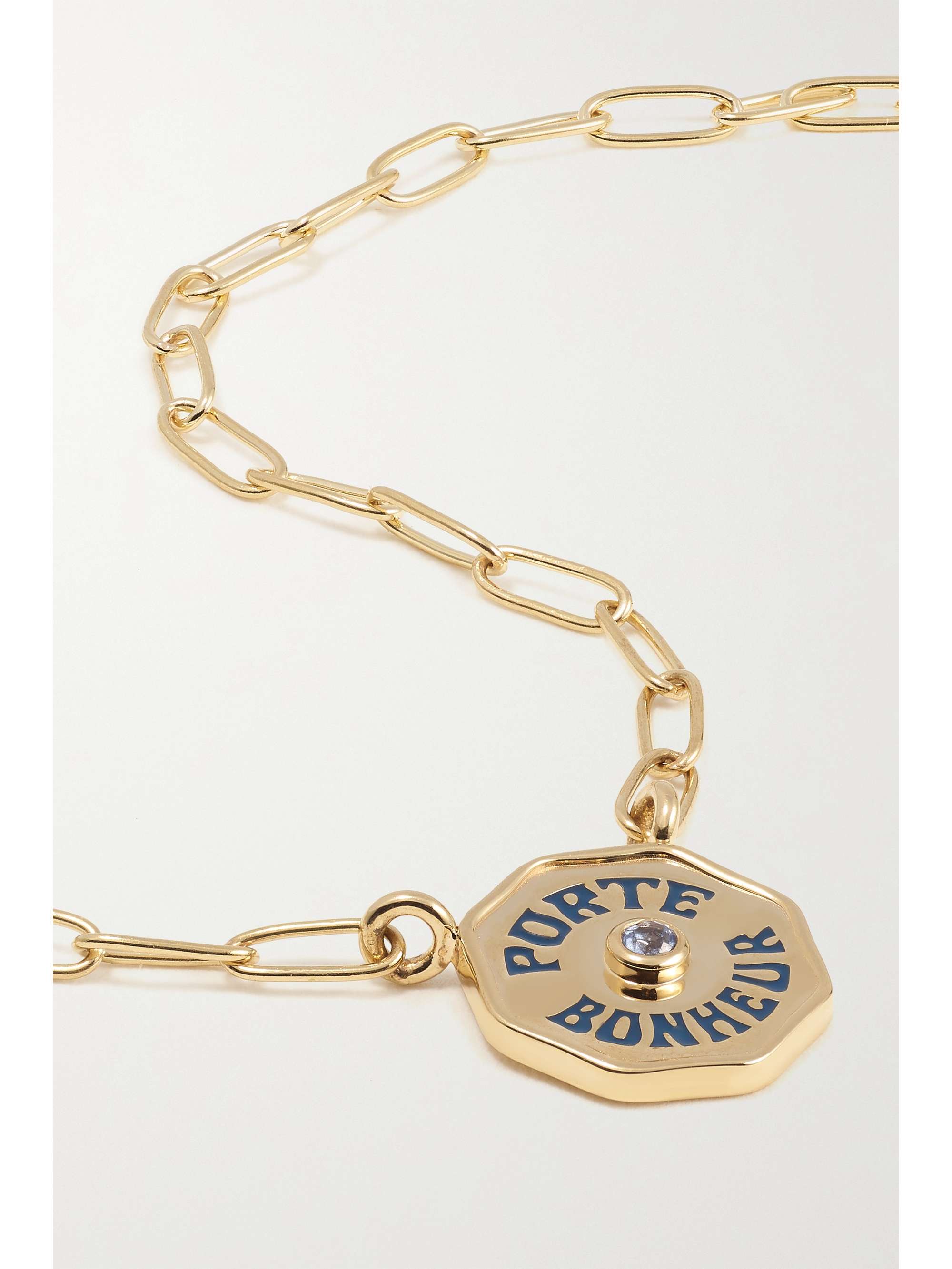 Gold Wee Porte Bonheur Coin 14-karat 