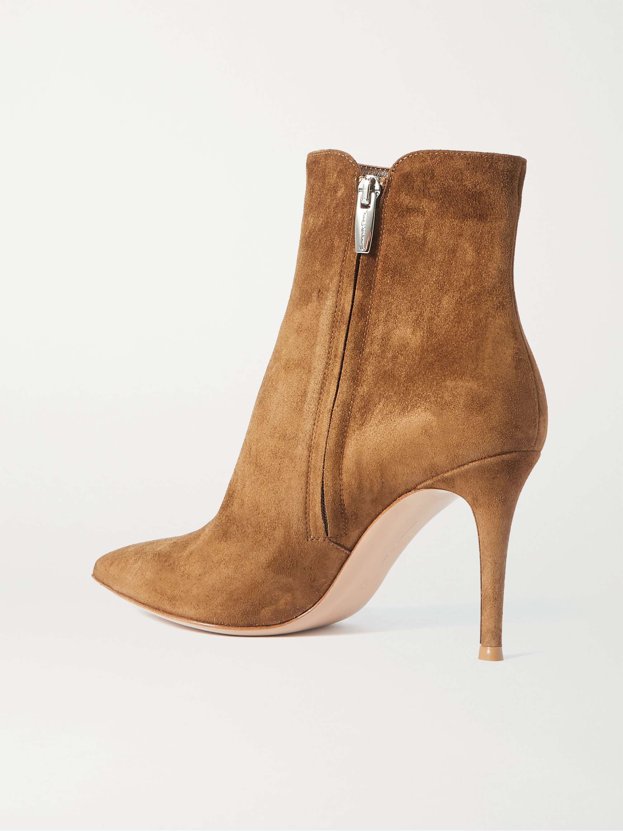 GIANVITO ROSSI Levy 85 suede ankle boots