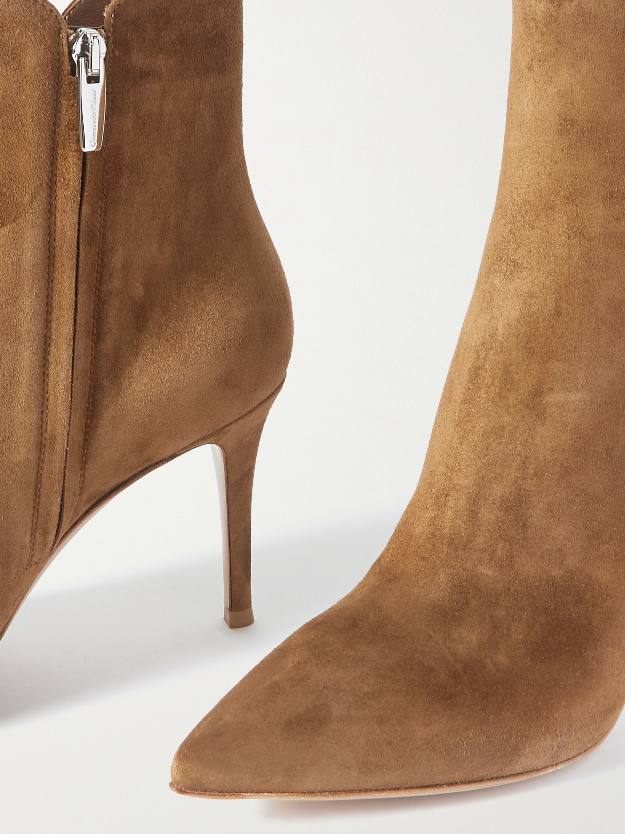 GIANVITO ROSSI Levy 85 suede ankle boots