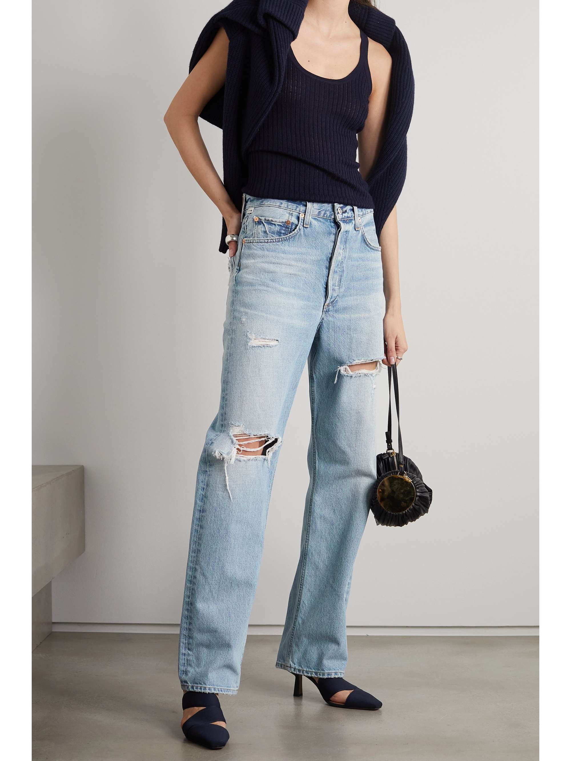 CITIZENS OF HUMANITY Eva distressed jeans | NET-A-PORTER