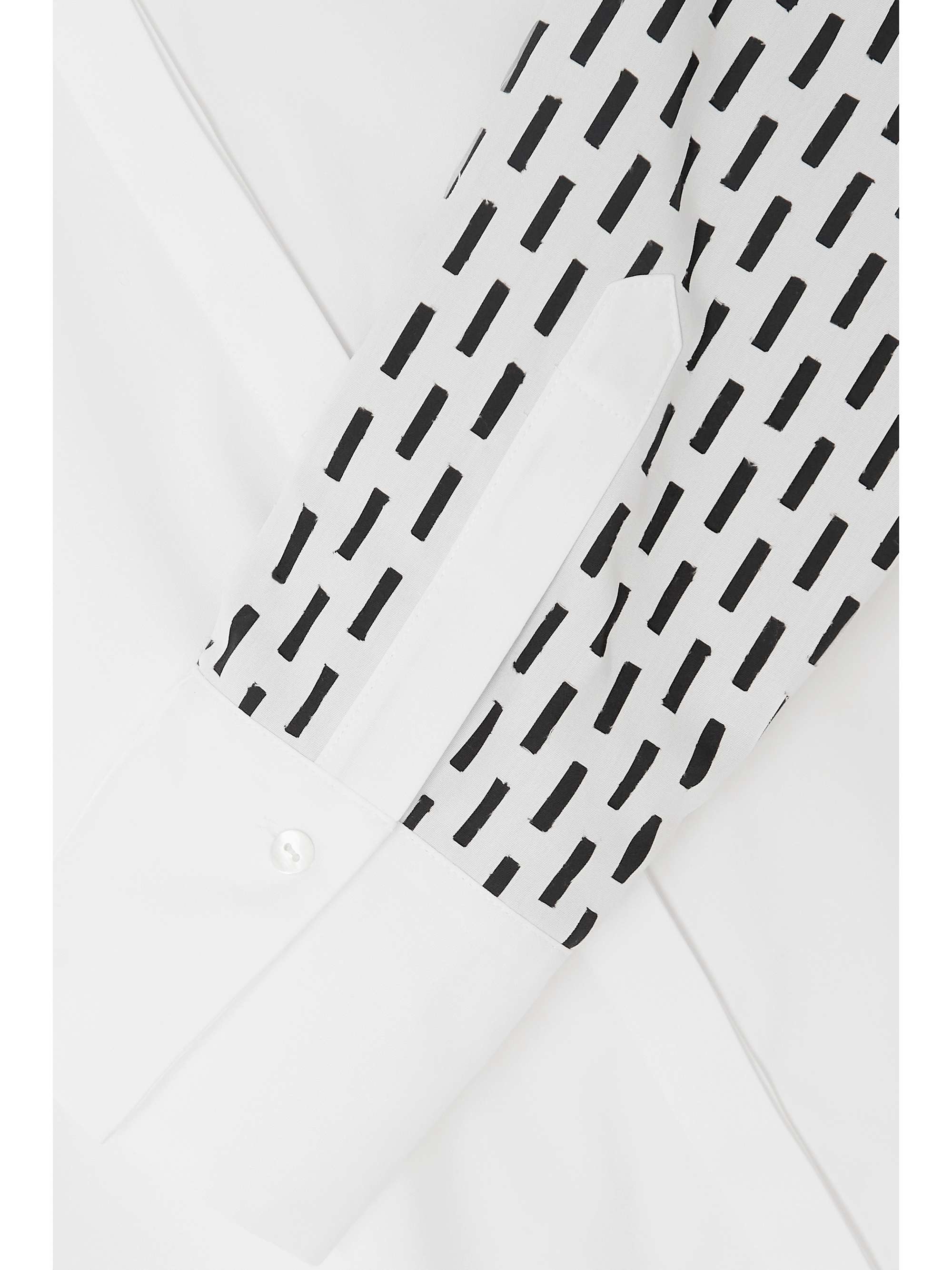 PARTOW Hugo printed cotton-poplin shirt