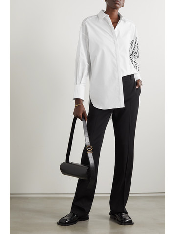 PARTOW Hugo printed cotton-poplin shirt