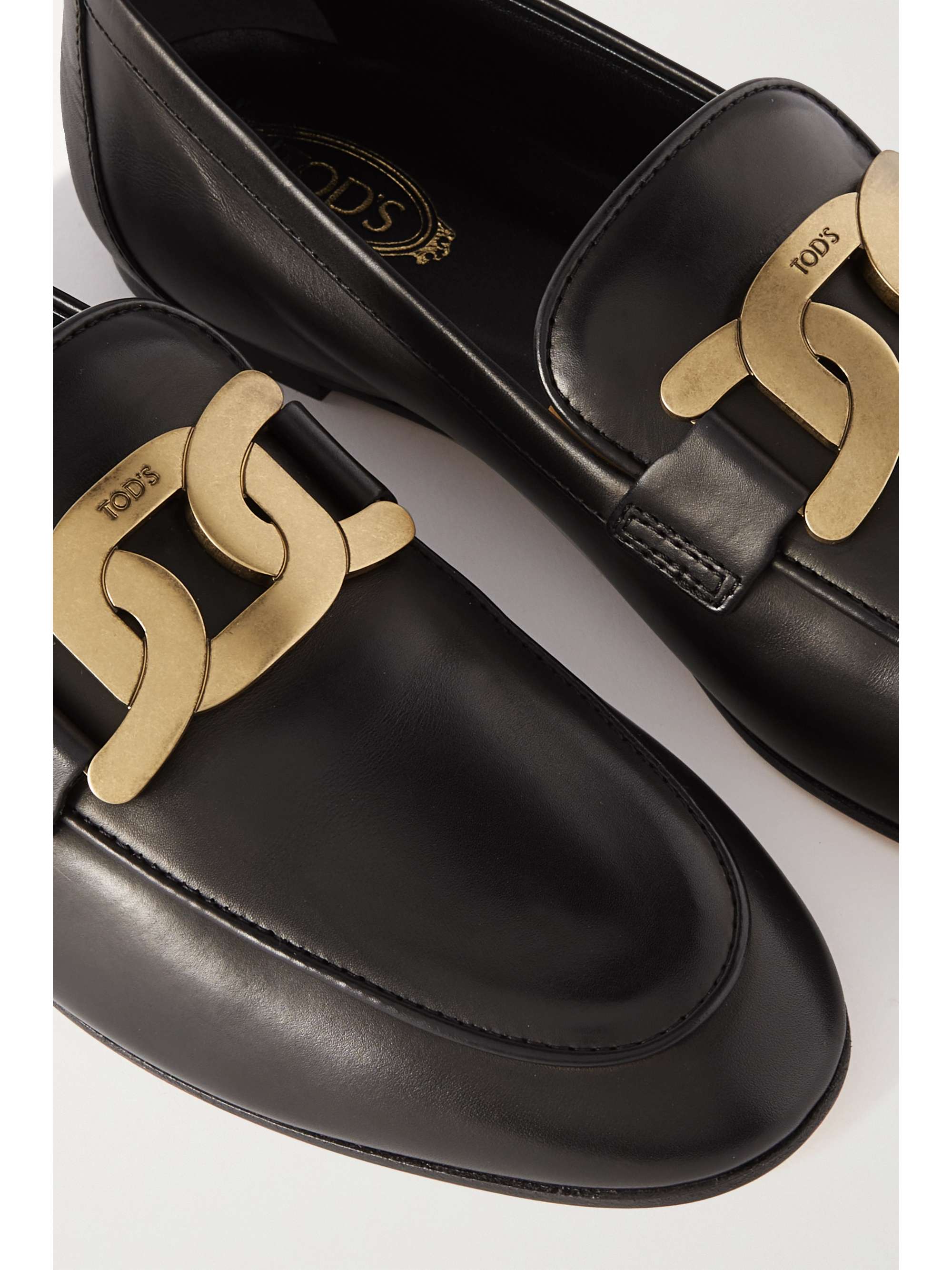 TOD'S 장식 가죽 로퍼
