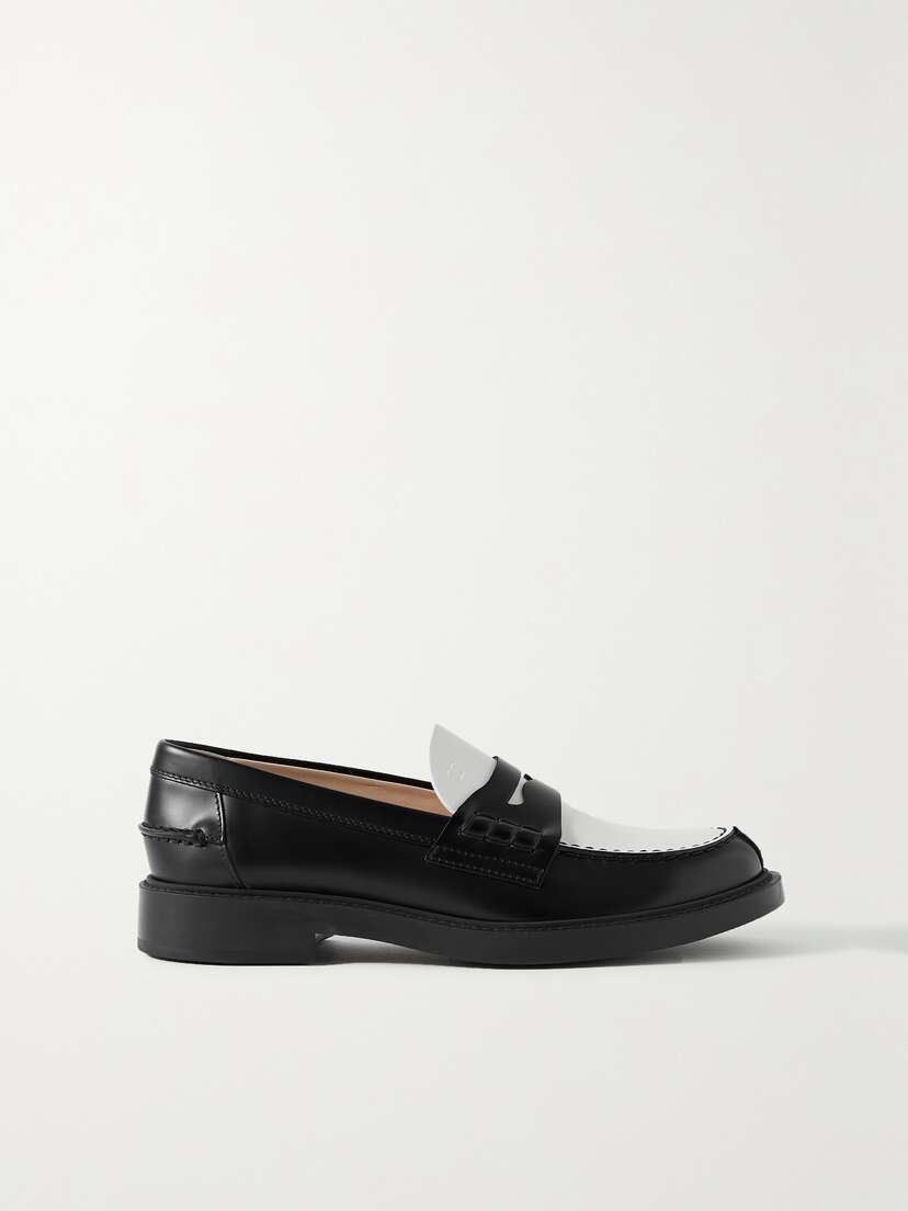 Tod's Two-tone Leather Loafers