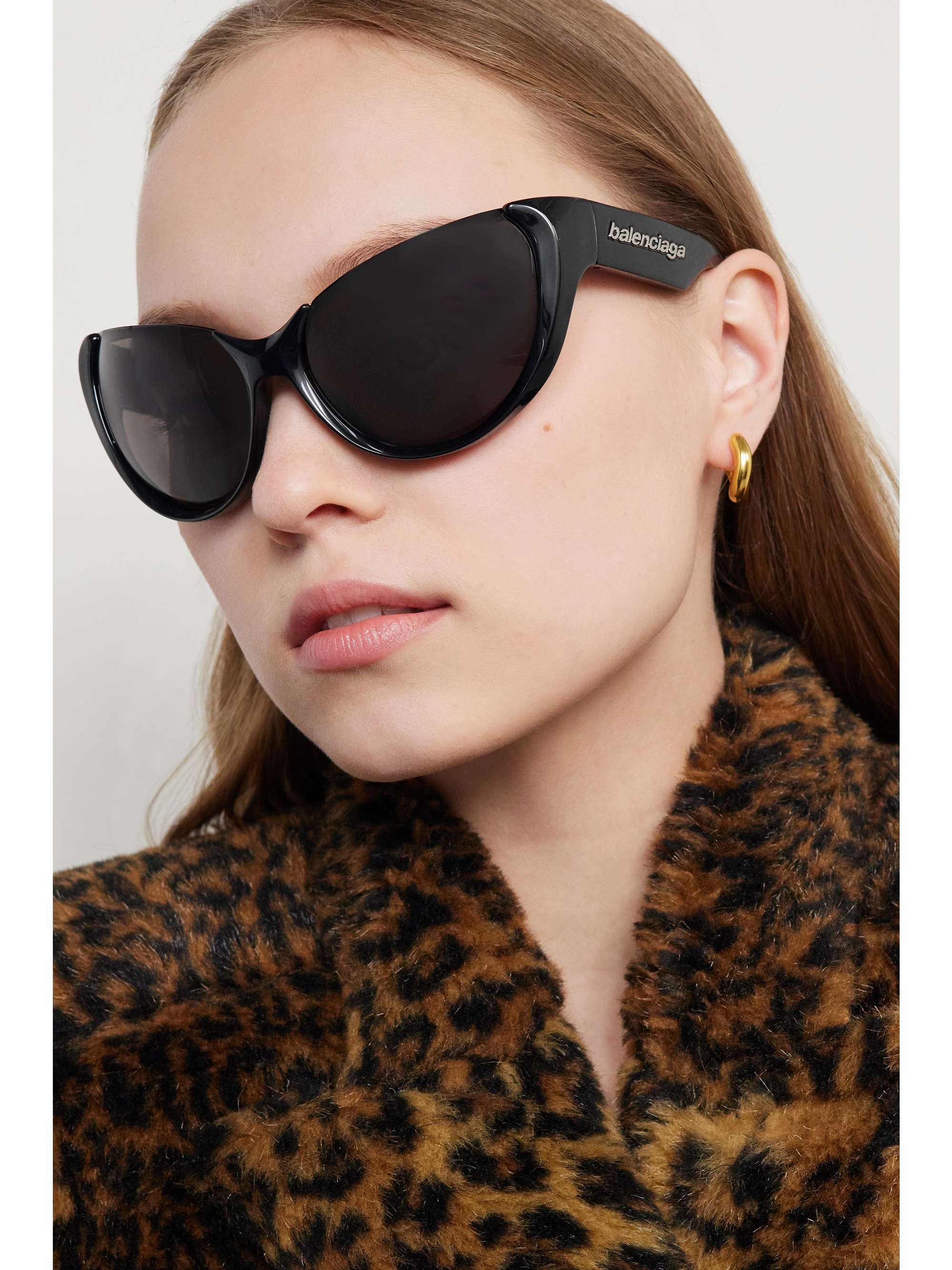 Xpander cat eye acetate sunglasses black One Size