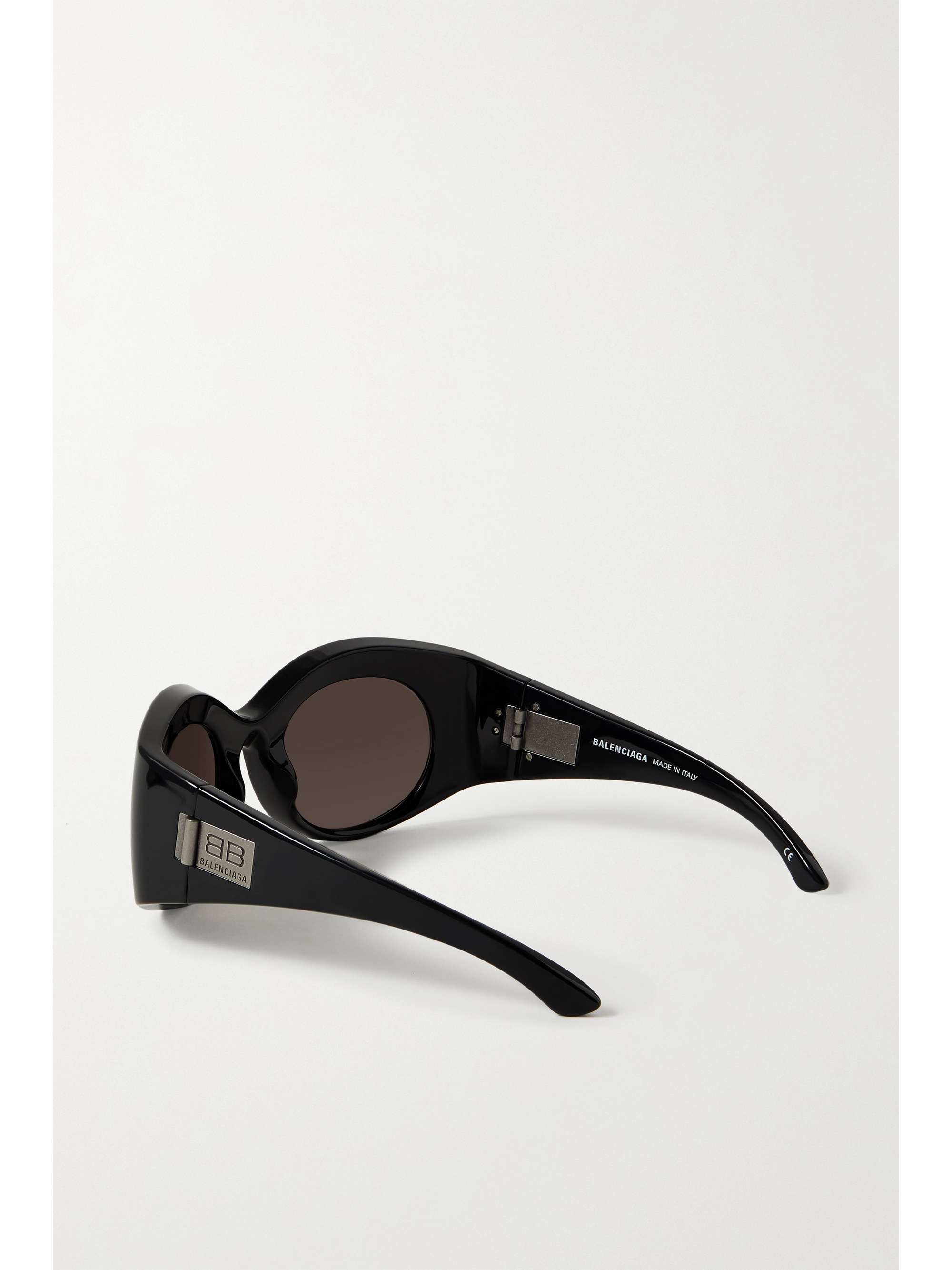 BALENCIAGA EYEWEAR Bold roundframe acetate sunglasses NETAPORTER