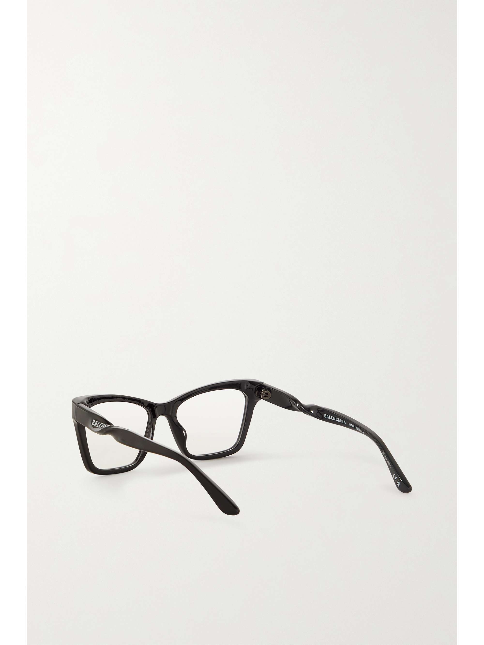 BALENCIAGA EYEWEAR Twist cateye acetate optical glasses NETAPORTER