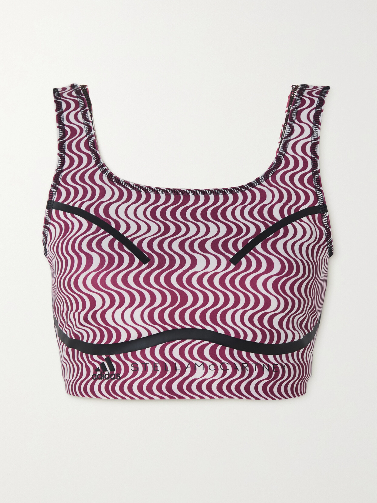 adidas by Stella McCartney - Asmc Truepurpose Printed Stretch Recycled Sports Bra - Pink