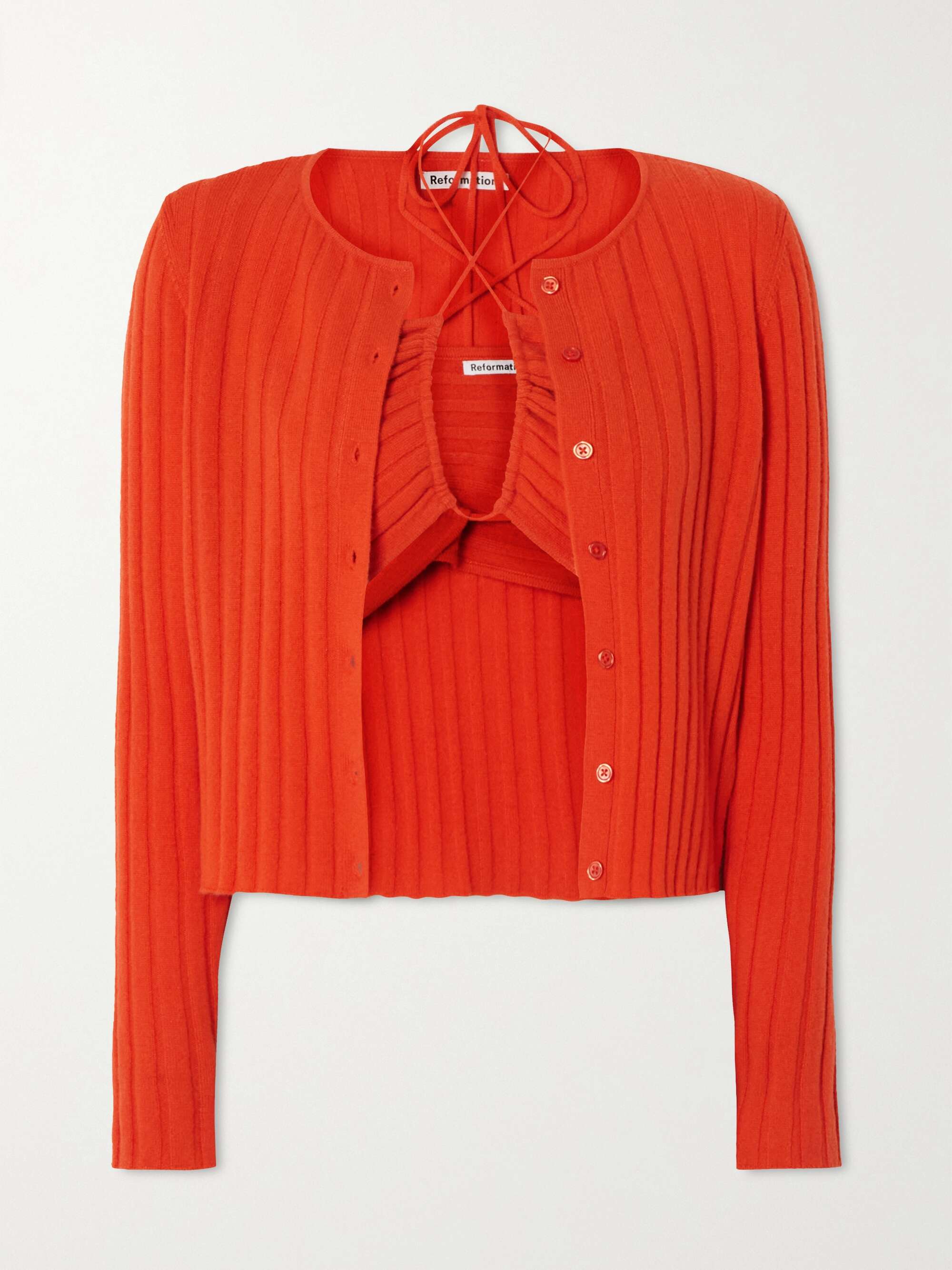 red sweater cropped