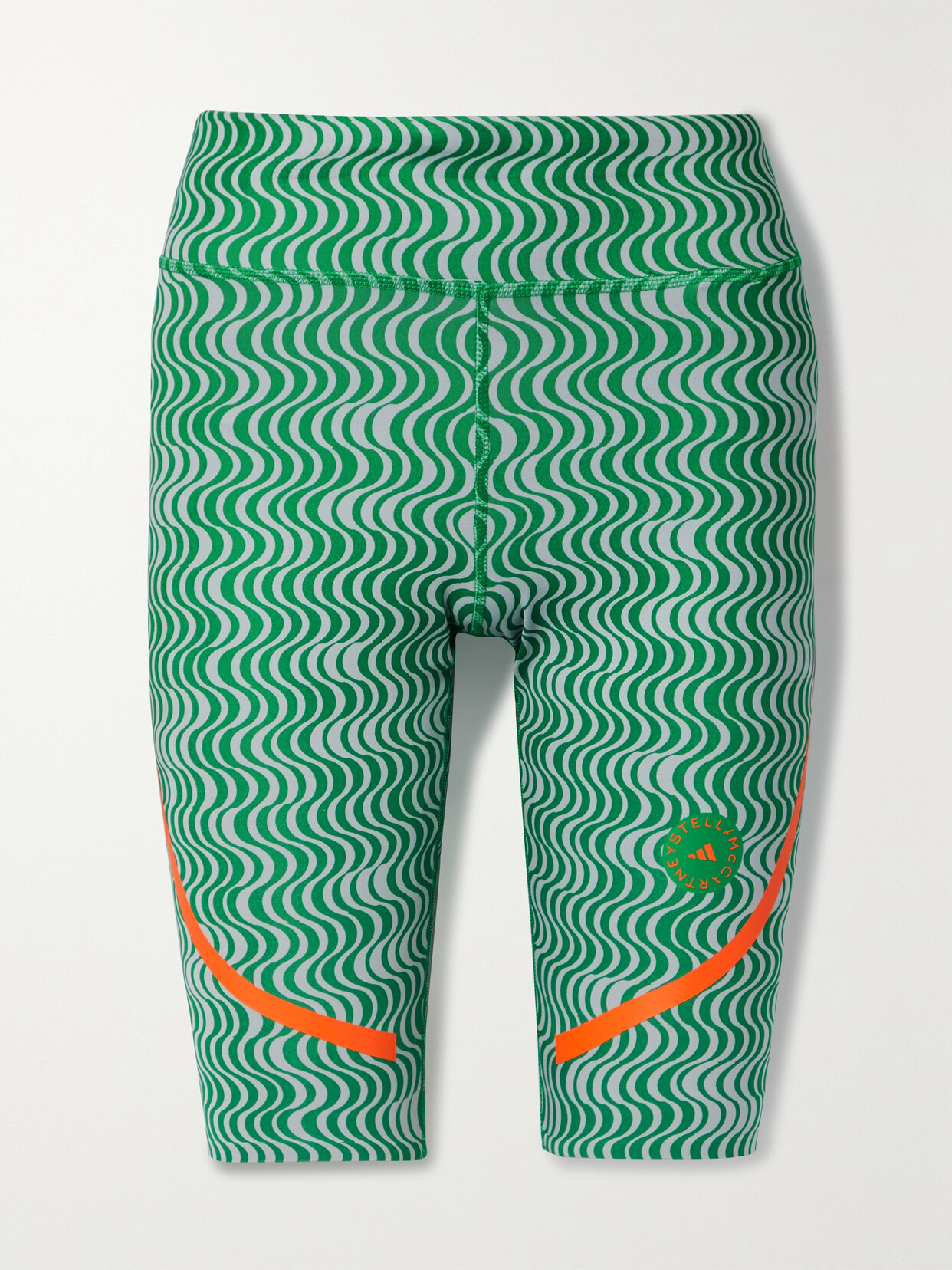 adidas by Stella McCartney - Truepurpose Printed Stretch Recycled Shorts - Green 22 Awaiting product image