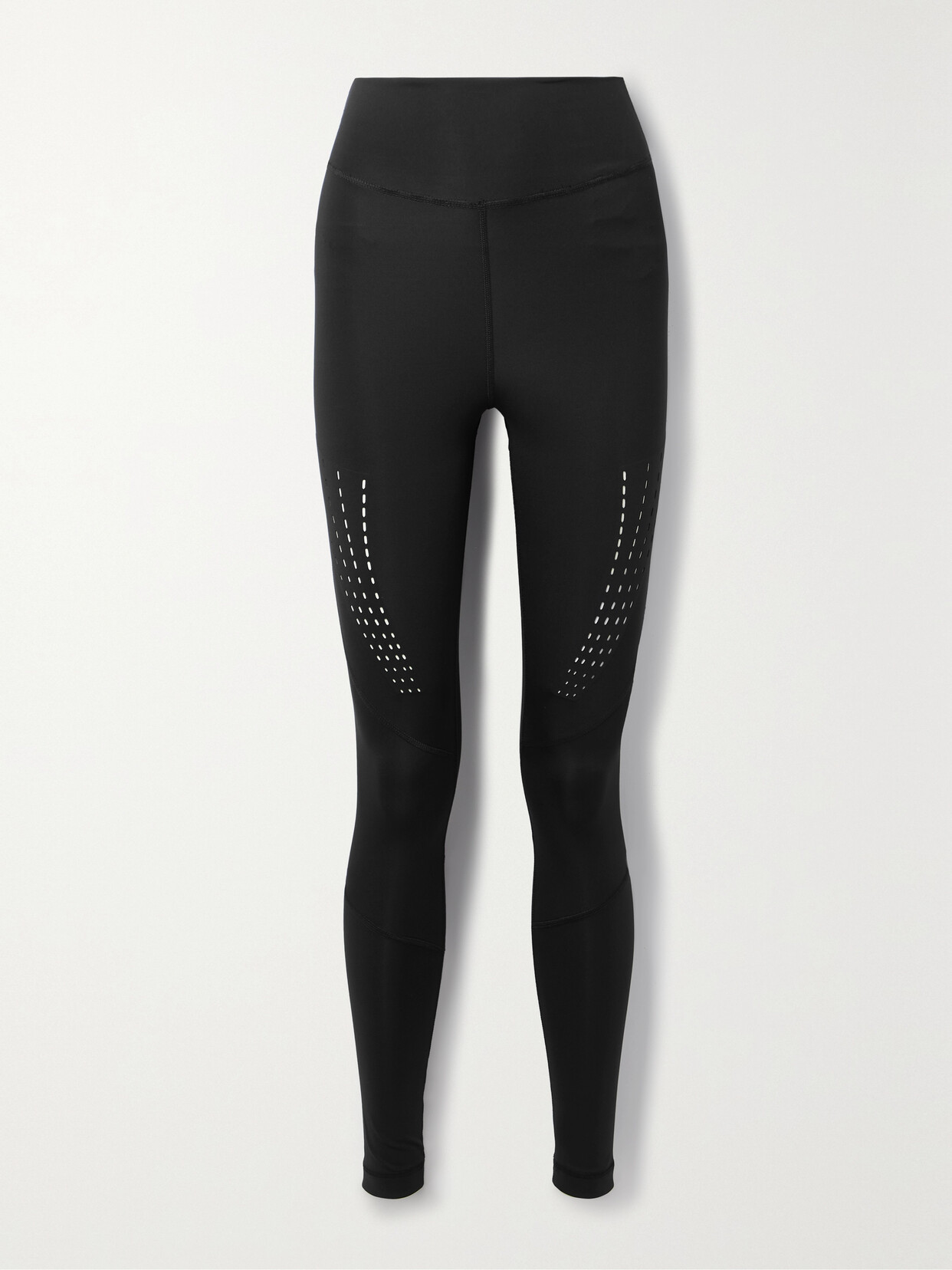 adidas by Stella McCartney - + Net Sustain + Parley Truepurpose Perforated Stretch Recycled Leggings - Black