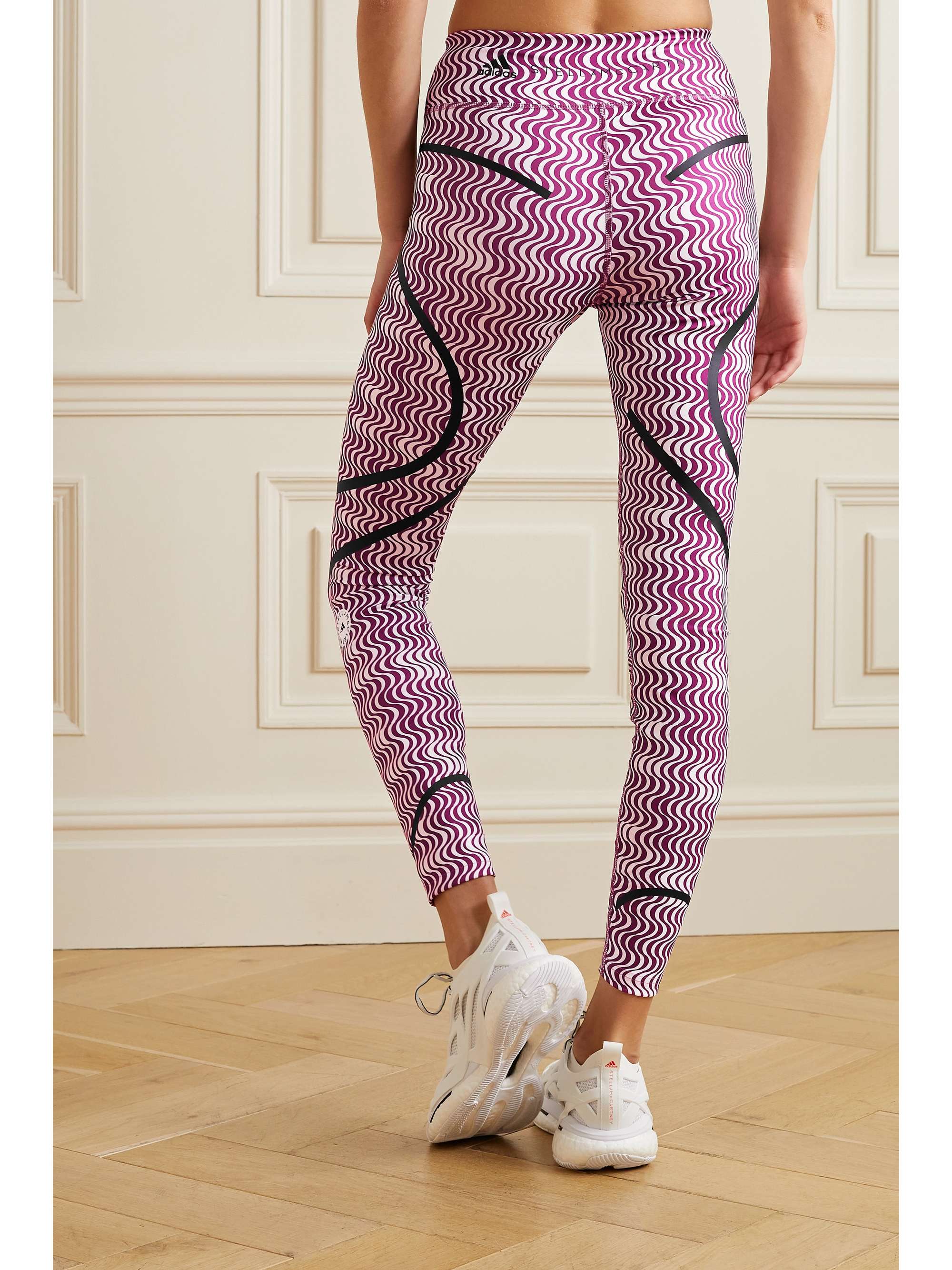 ADIDAS BY STELLA MCCARTNEY TruePurpose printed stretch recycled leggings |  NET-A-PORTER