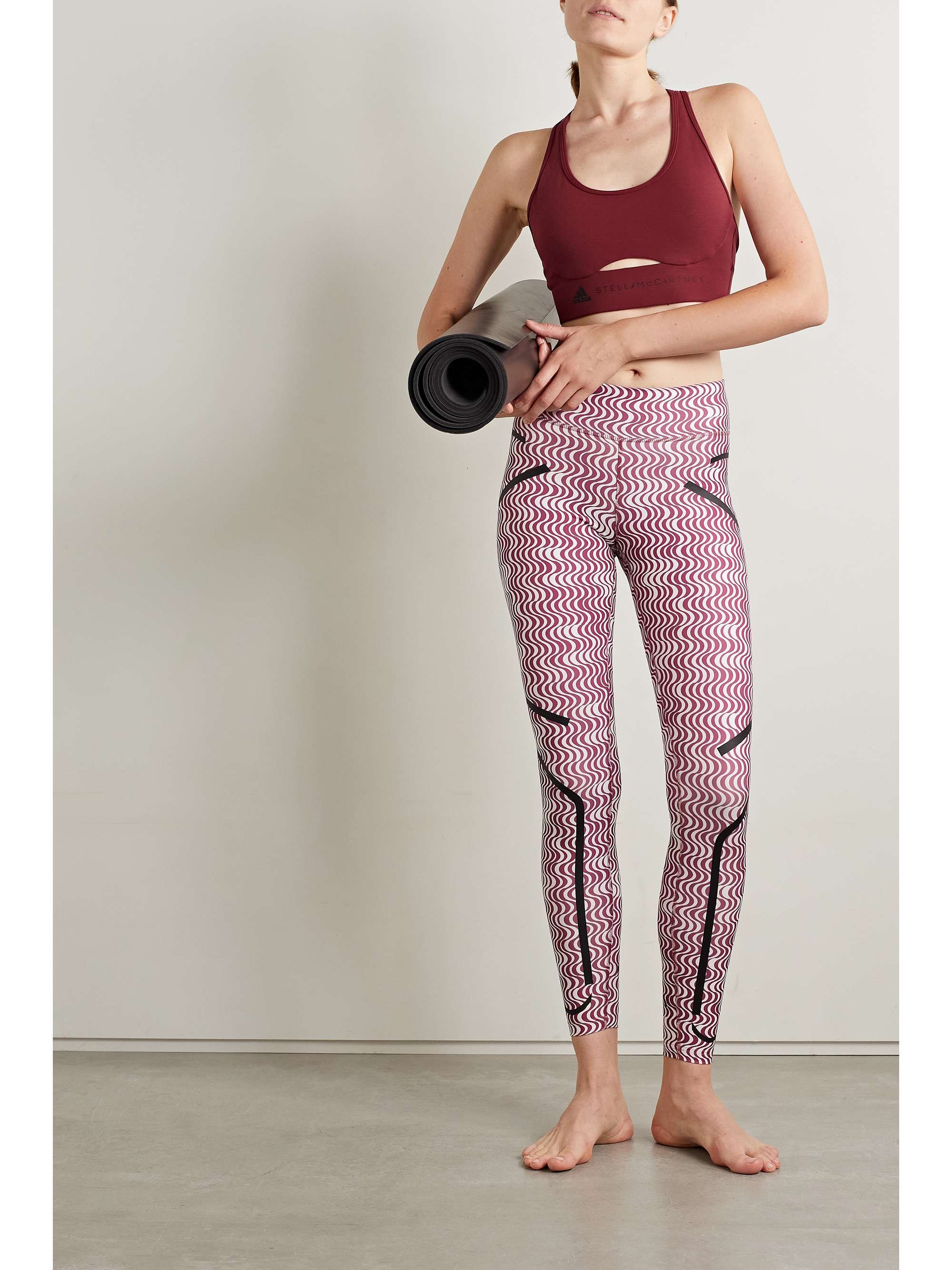 ADIDAS BY STELLA MCCARTNEY TrueStrength cutout stretch modal-blend sports  bra | NET-A-PORTER