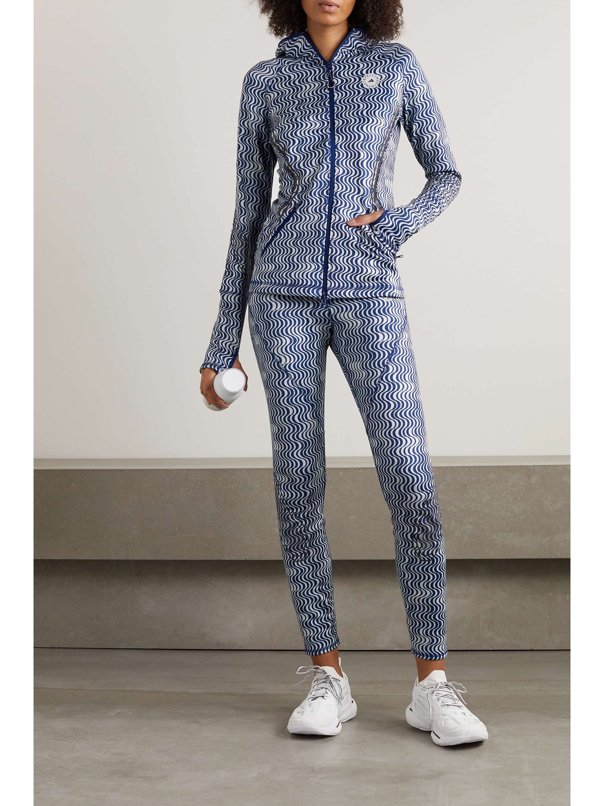 ADIDAS BY STELLA MCCARTNEY TruePace printed stretch recycled