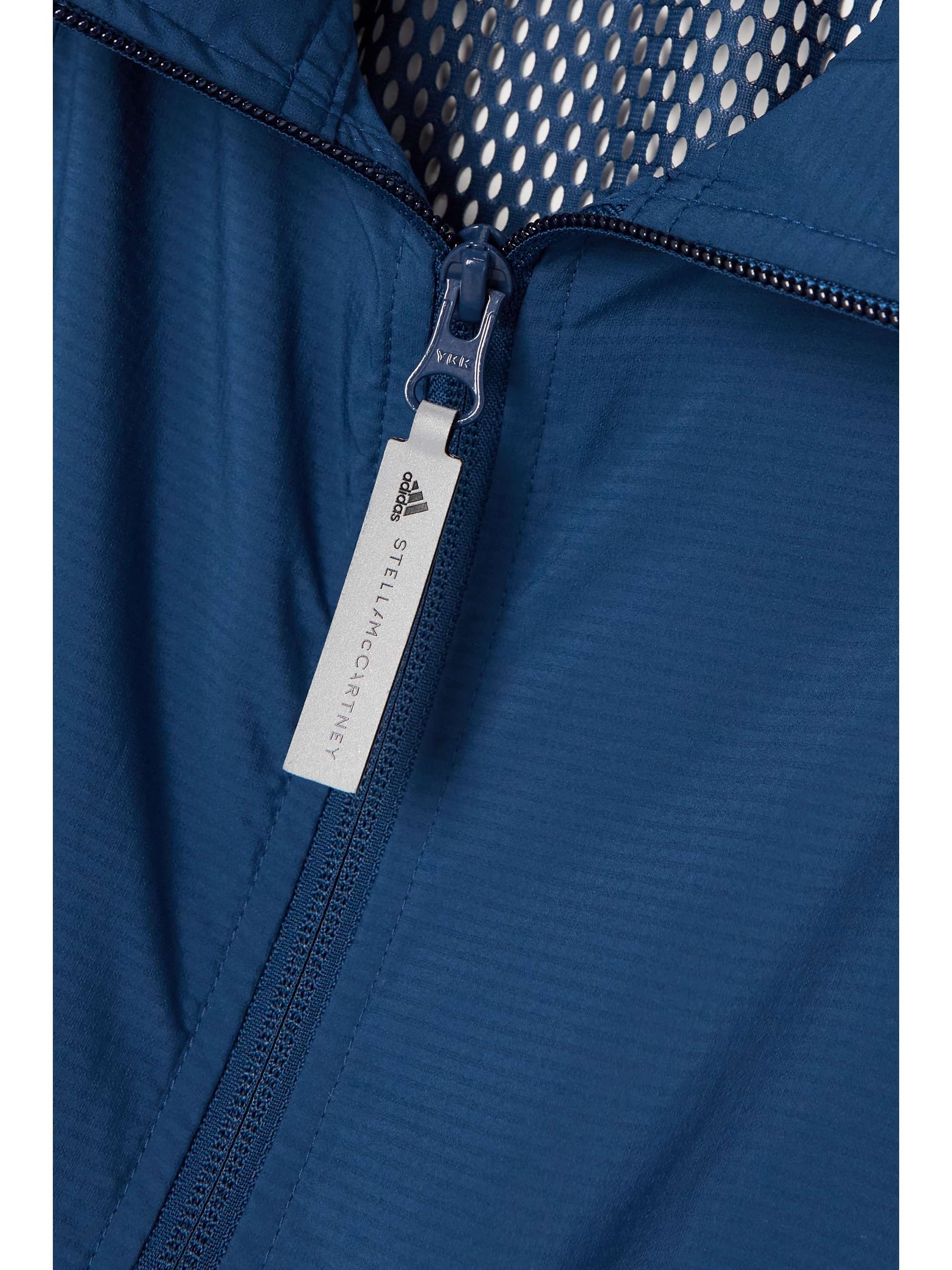 ADIDAS BY STELLA MCCARTNEY XL-XXXXL TruePace printed mesh-trimmed recycled-ripstop jacket