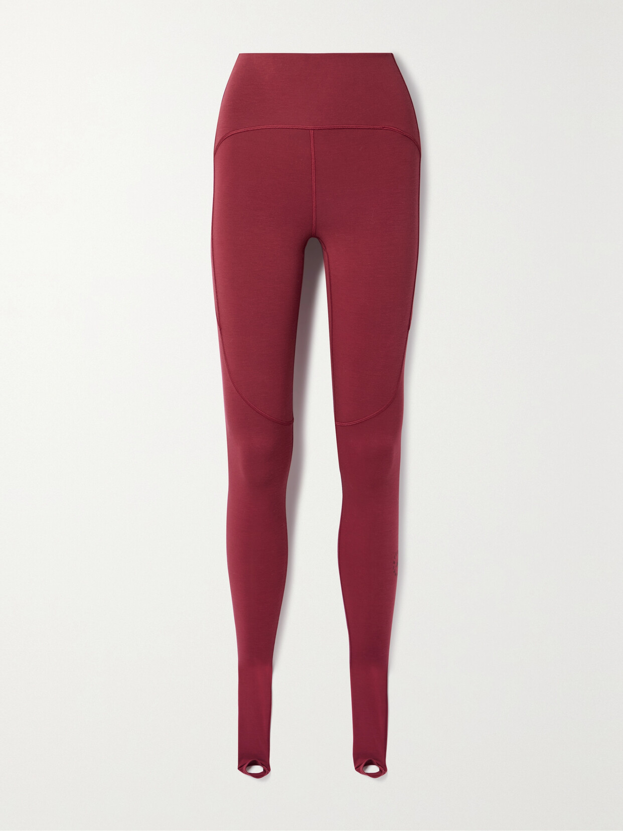 adidas by Stella McCartney - Truestrength Stretch Modal-blend Jersey Leggings - Burgundy