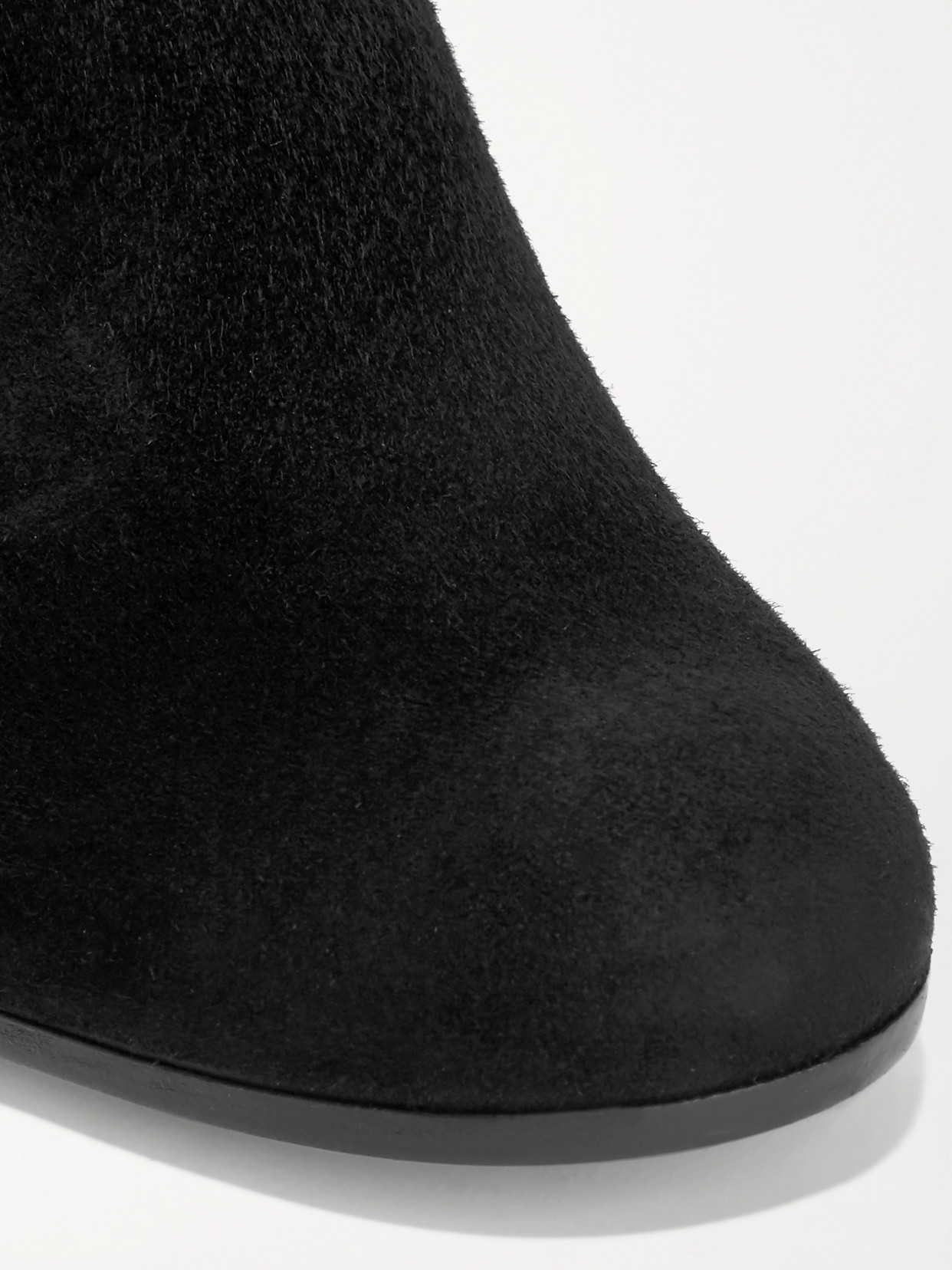 Shop Gianvito Rossi Margaux 65 Suede Ankle Boots In Black