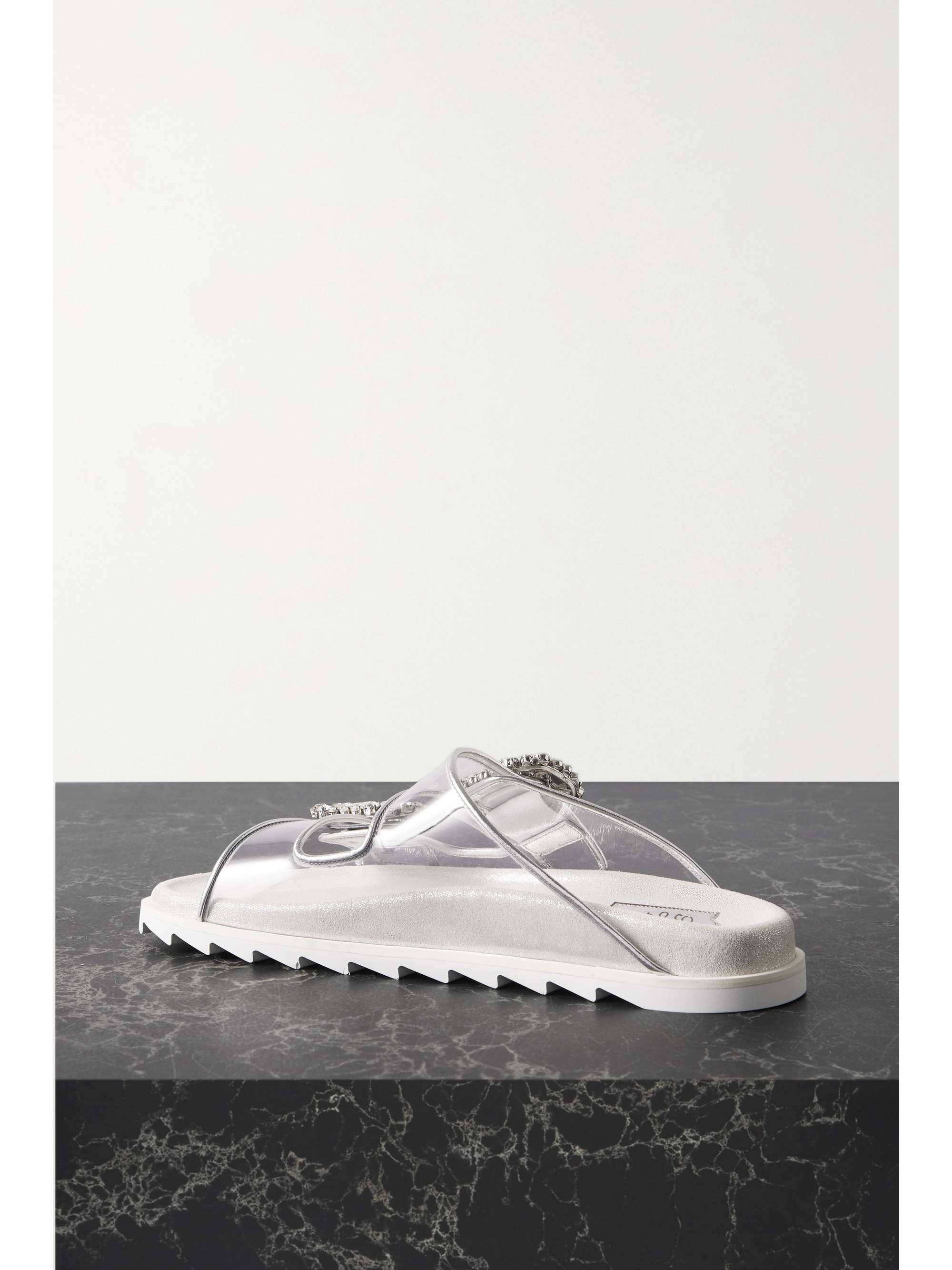 ROGER VIVIER Slidy Viv Strass crystal-embellished PVC slides