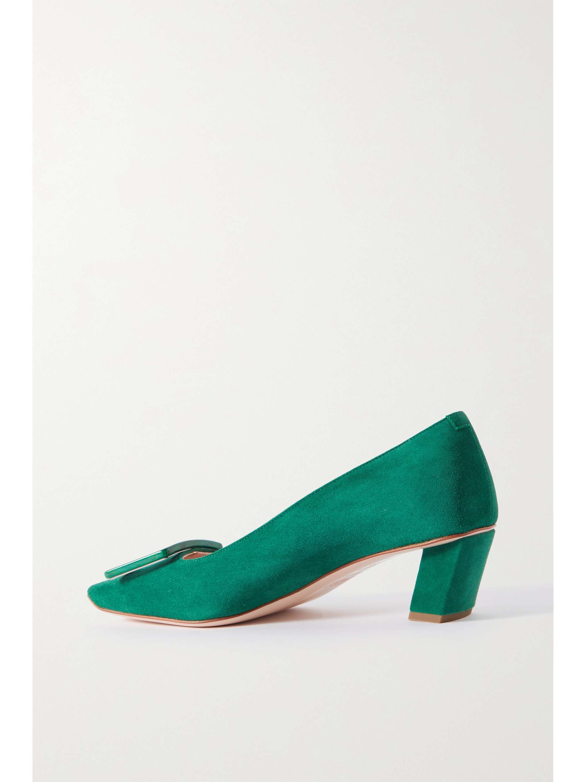 ROGER VIVIER Belle Vivier suede pumps