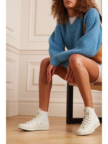 brown converse net a porter