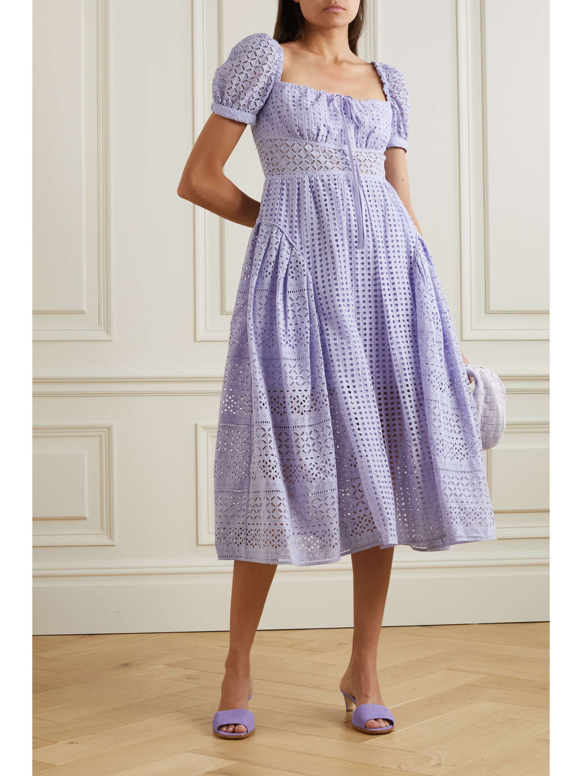 cotton broderie anglaise dress