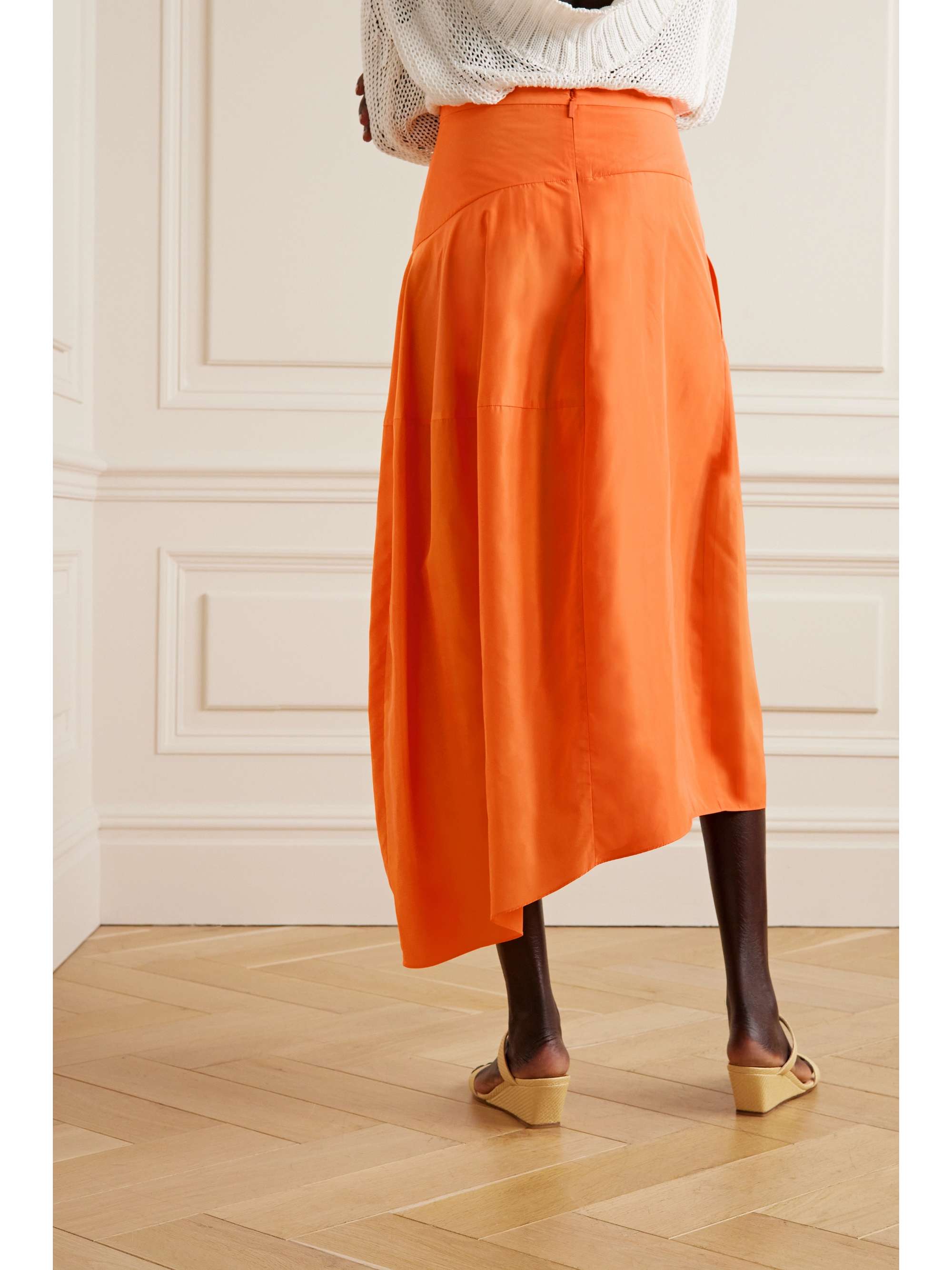TIBI Italian Sporty Balloon shell skirt
